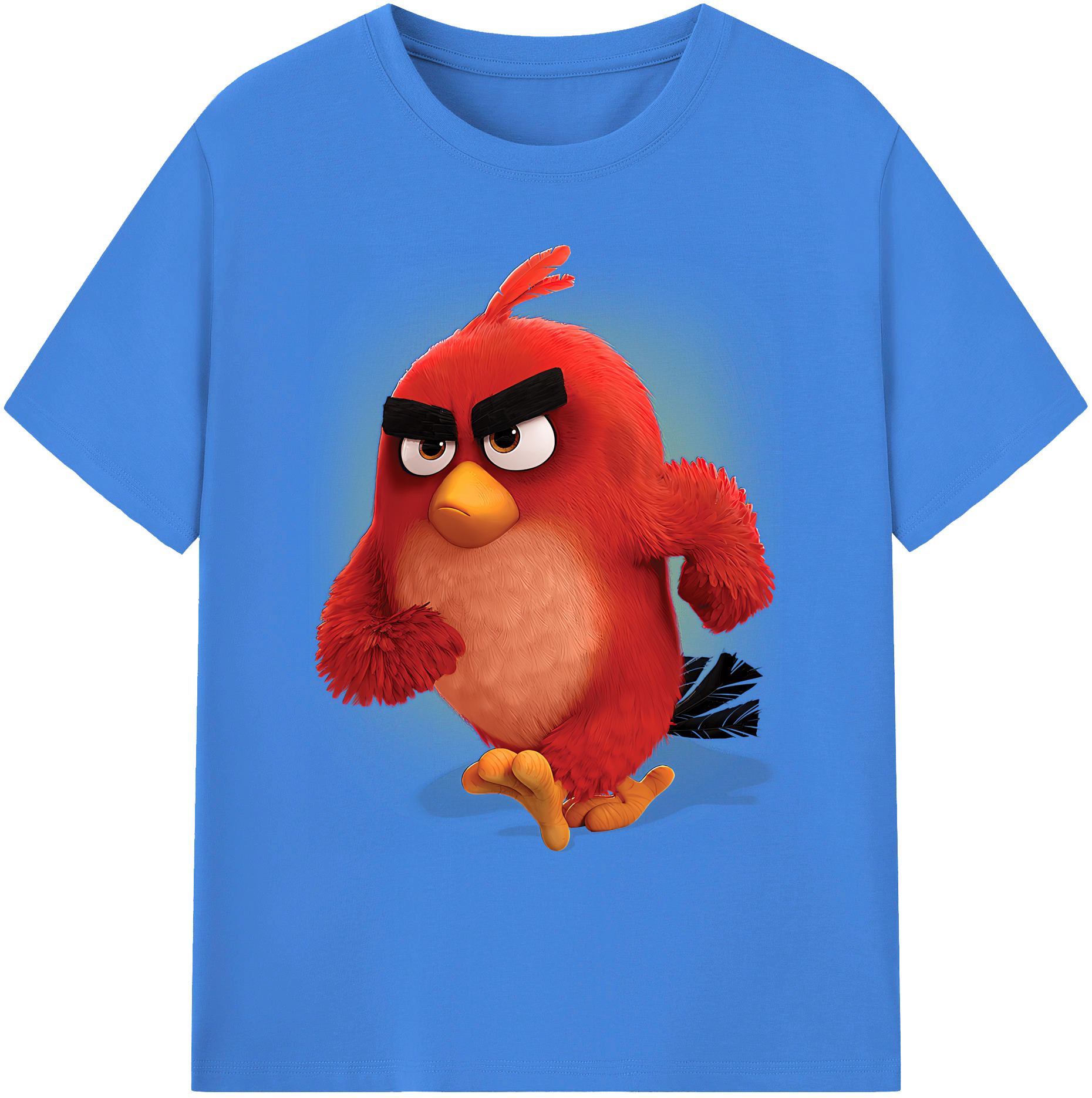 （画像用） Angry Birds アングリーバード 綿100％ メンズ半袖Tシャツ｜肌触りやわらか＆通気性