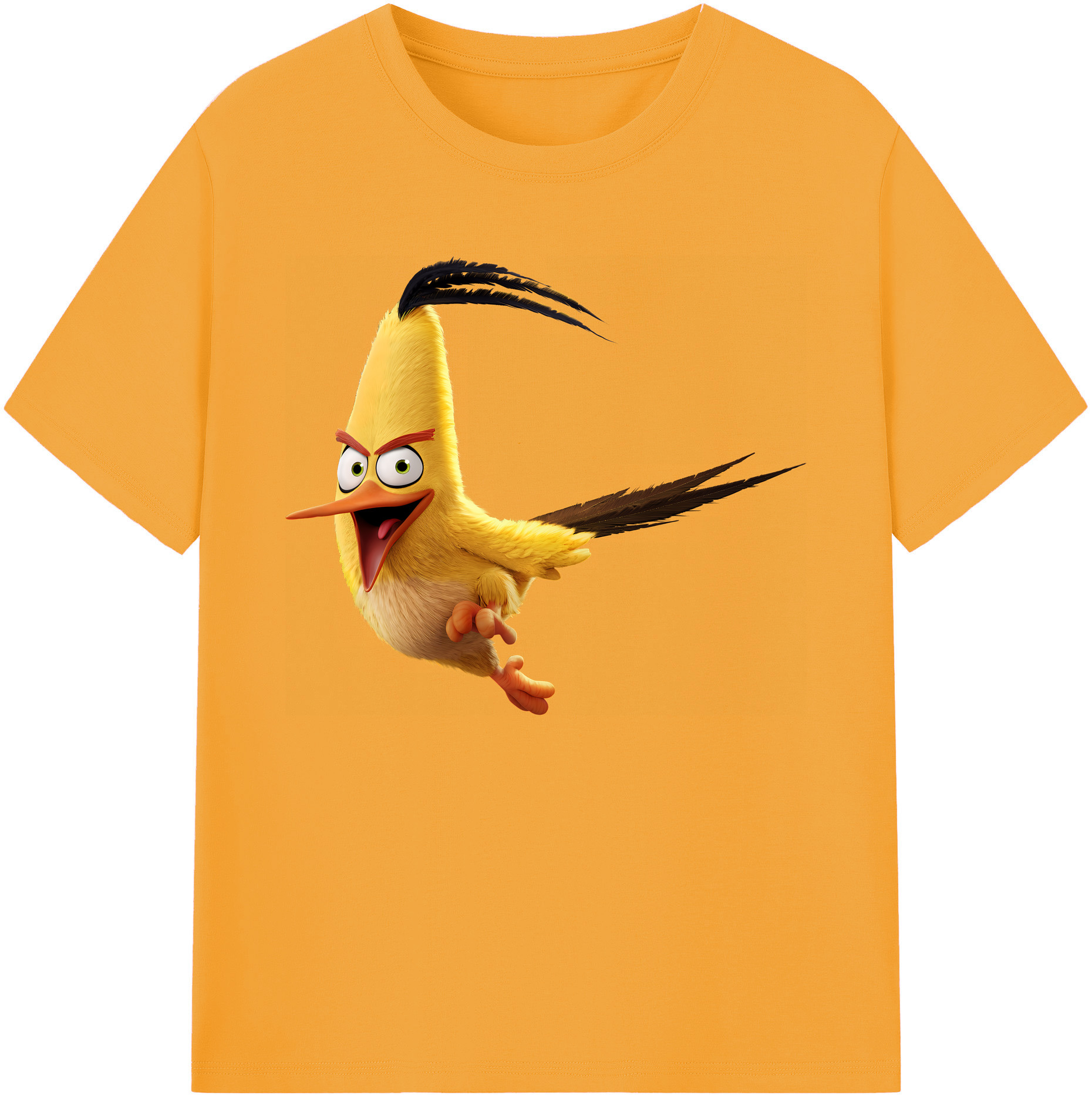 （画像用） Angry Birds アングリーバード 綿100％ メンズ半袖Tシャツ｜肌触りやわらか＆通気性