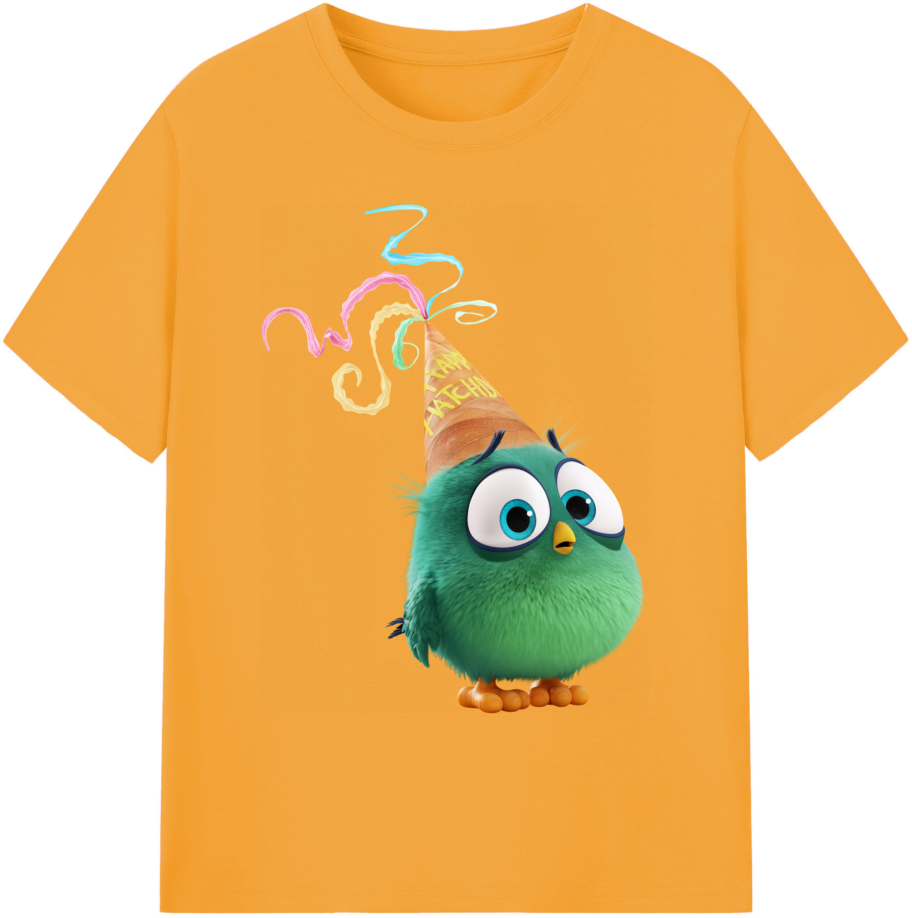 （画像用） Angry Birds アングリーバード 綿100％ メンズ半袖Tシャツ｜肌触りやわらか＆通気性