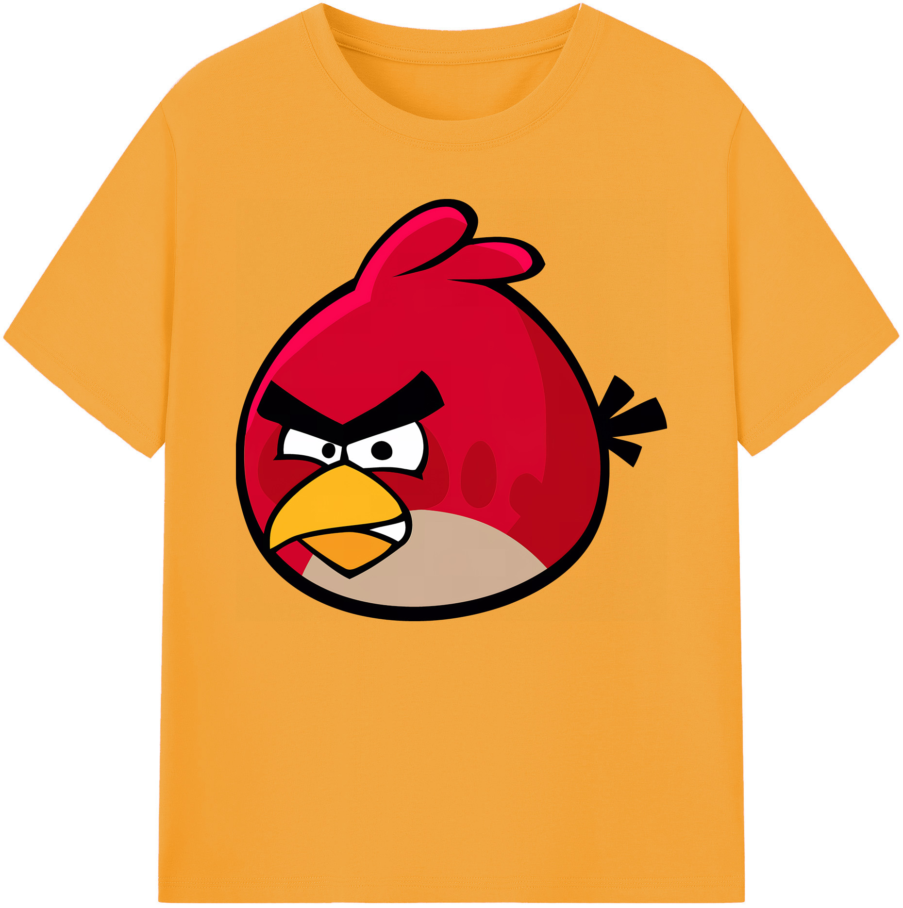 （画像用） Angry Birds アングリーバード 綿100％ メンズ半袖Tシャツ｜肌触りやわらか＆通気性