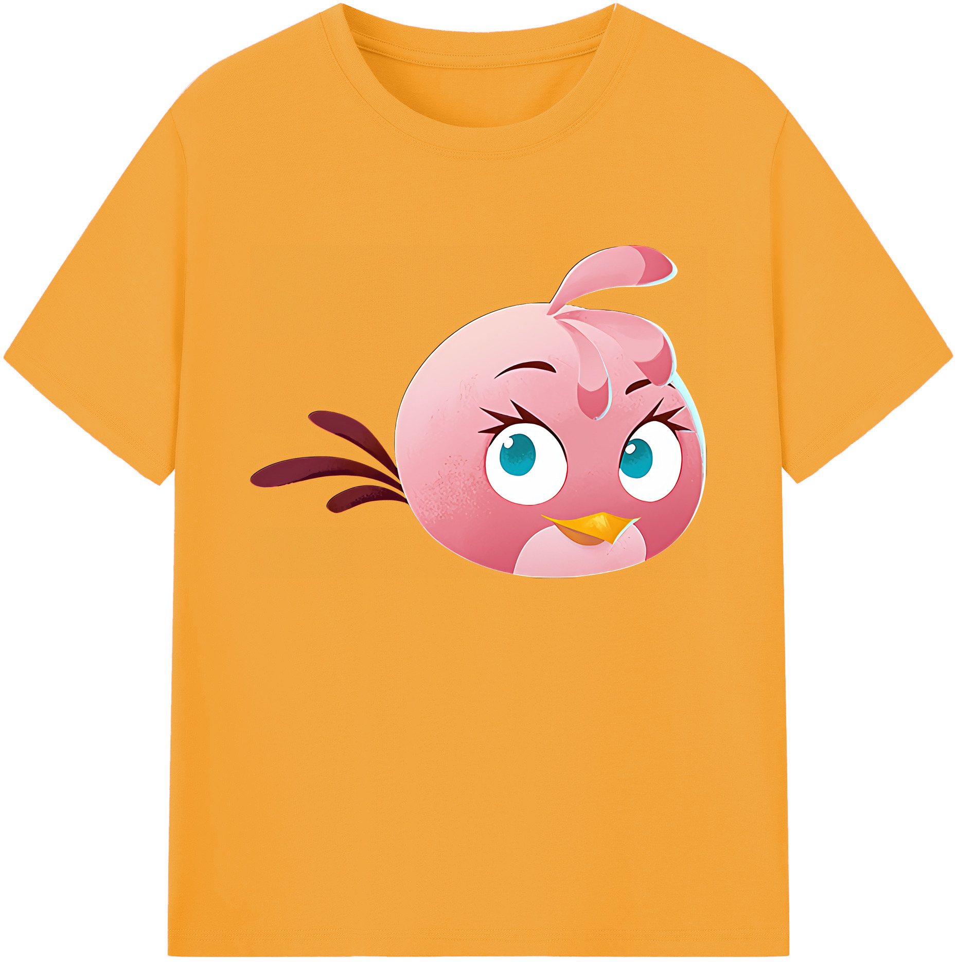 （画像用） Angry Birds アングリーバード 綿100％ メンズ半袖Tシャツ｜肌触りやわらか＆通気性