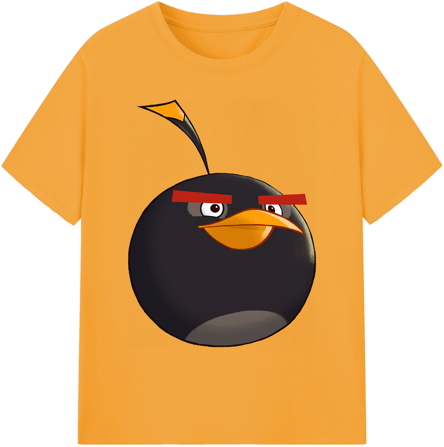 （画像用） Angry Birds アングリーバード 綿100％ メンズ半袖Tシャツ｜肌触りやわらか＆通気性