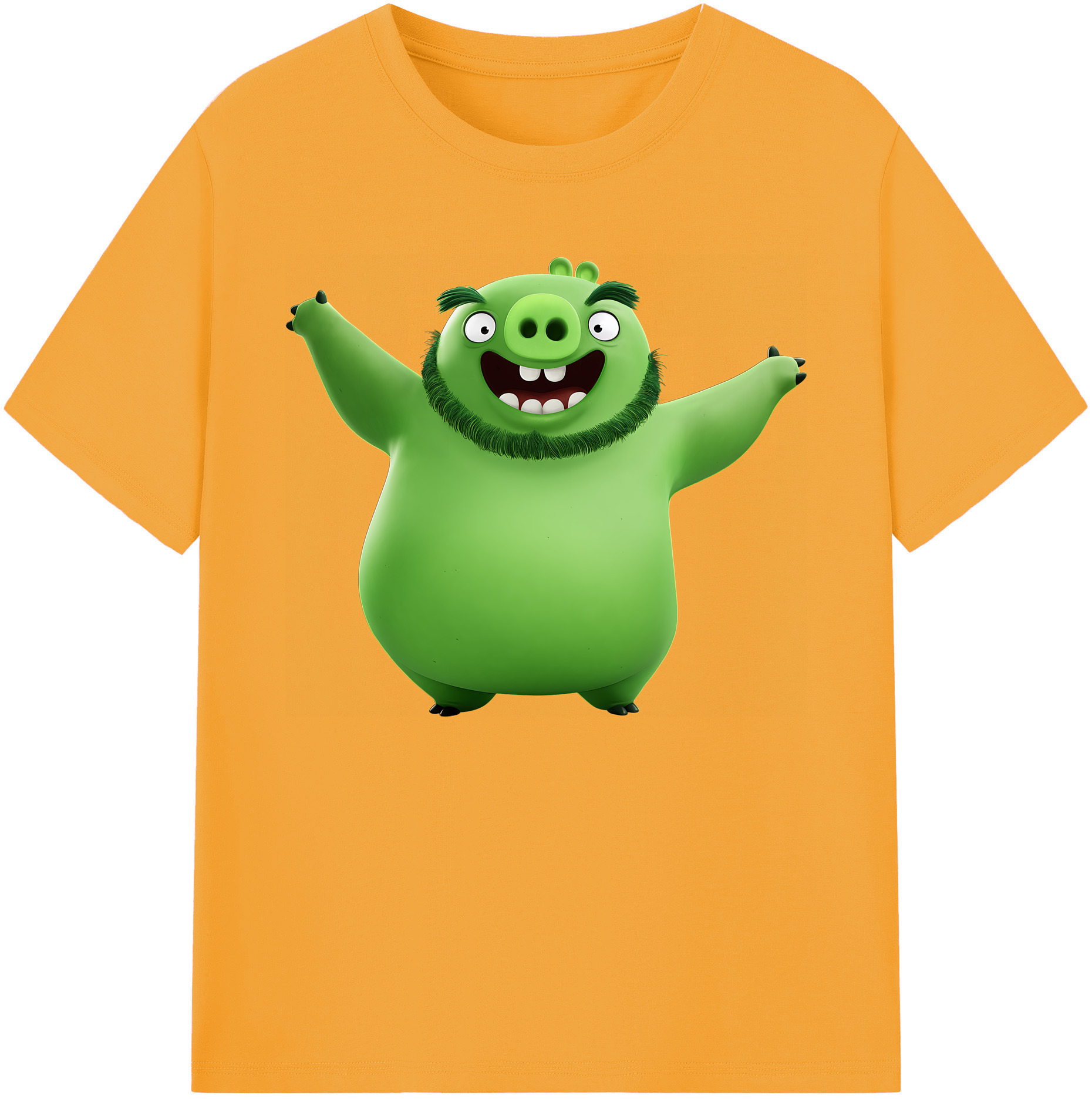 （画像用） Angry Birds アングリーバード 綿100％ メンズ半袖Tシャツ｜肌触りやわらか＆通気性