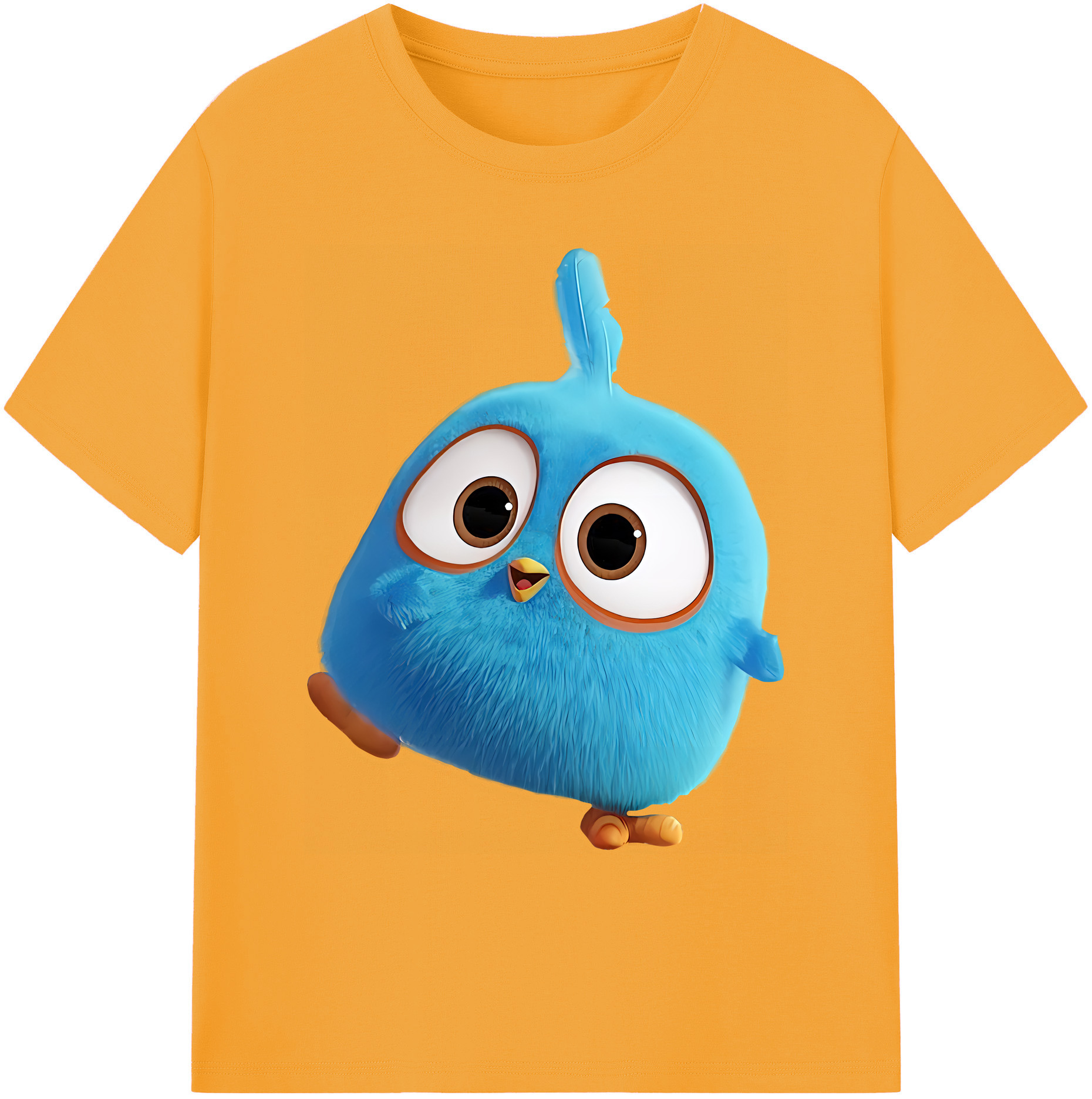 （画像用） Angry Birds アングリーバード 綿100％ メンズ半袖Tシャツ｜肌触りやわらか＆通気性