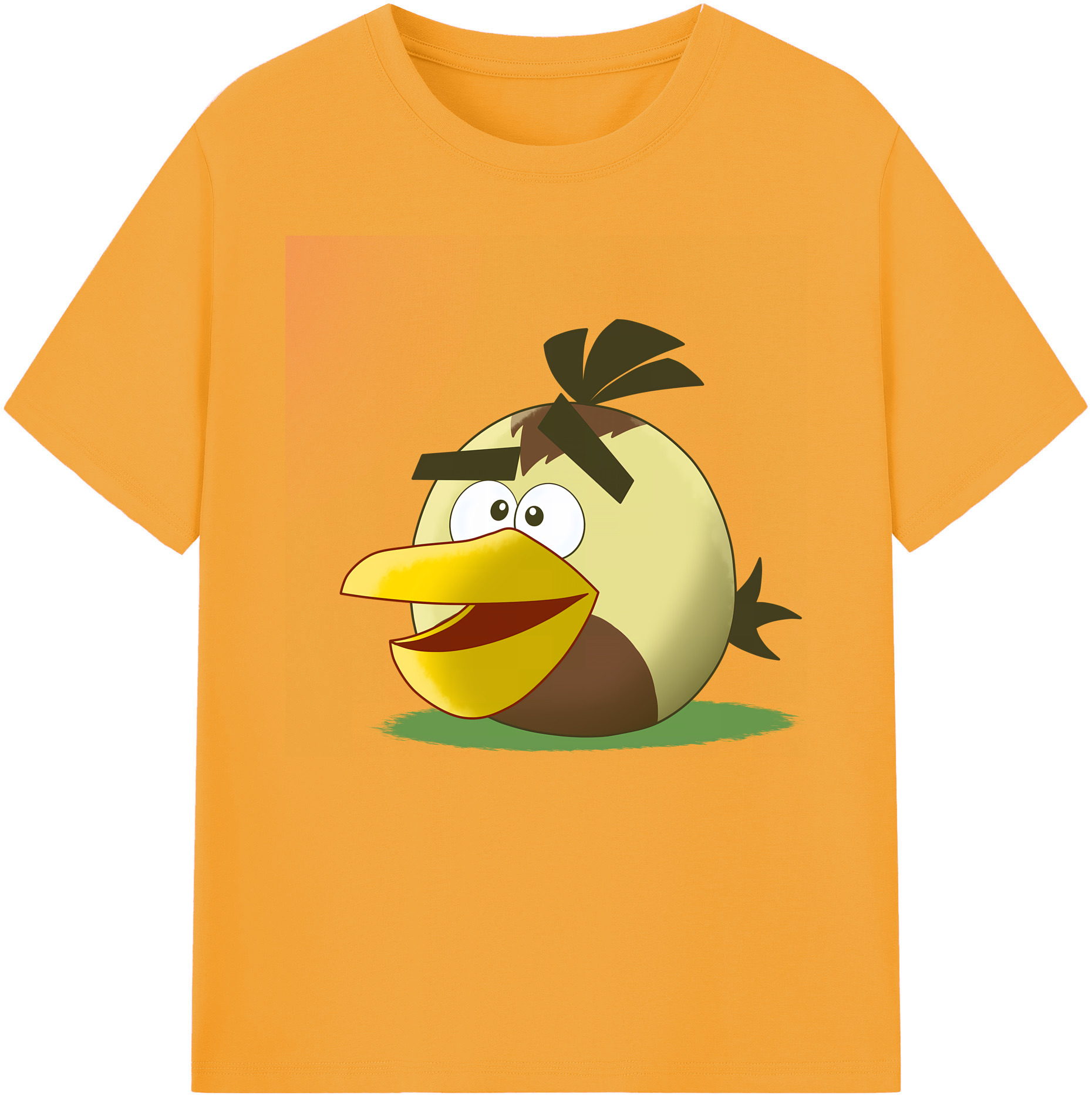 （画像用） Angry Birds アングリーバード 綿100％ メンズ半袖Tシャツ｜肌触りやわらか＆通気性