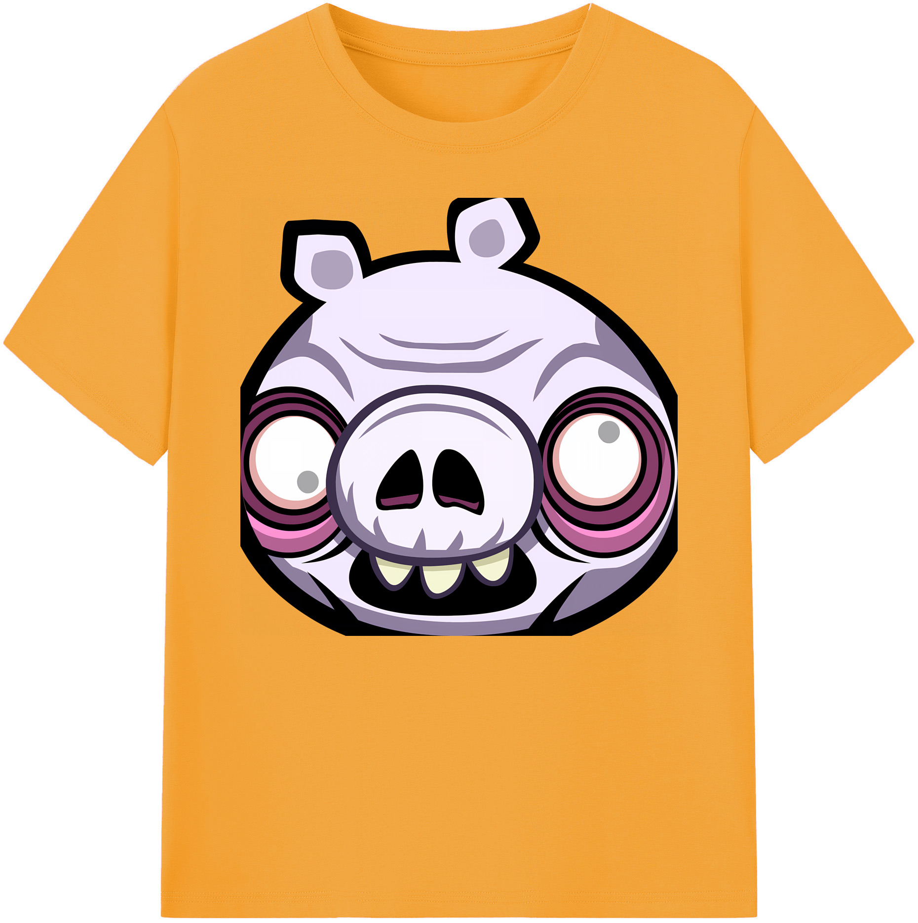 （画像用） Angry Birds アングリーバード 綿100％ メンズ半袖Tシャツ｜肌触りやわらか＆通気性