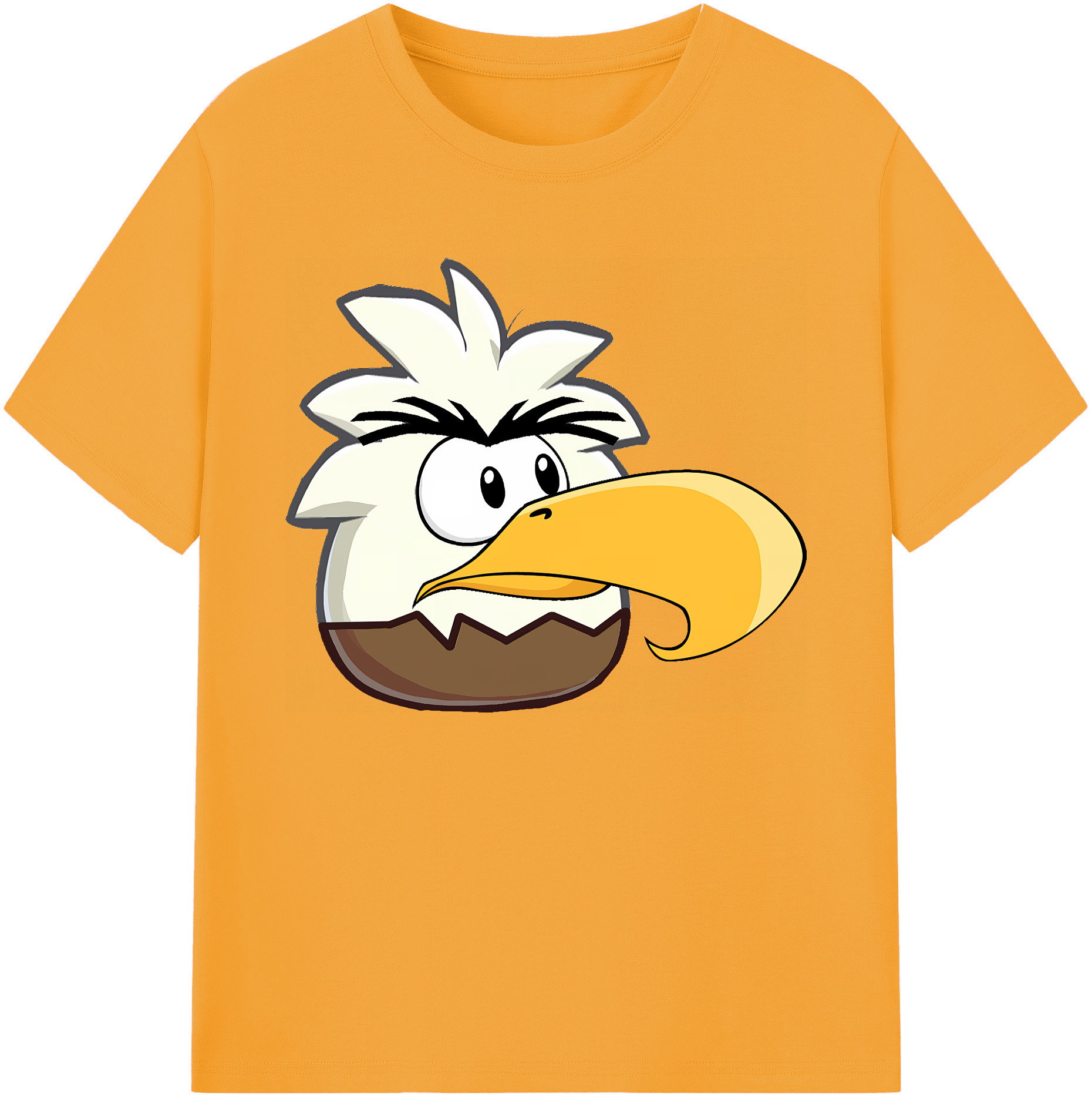 （画像用） Angry Birds アングリーバード 綿100％ メンズ半袖Tシャツ｜肌触りやわらか＆通気性