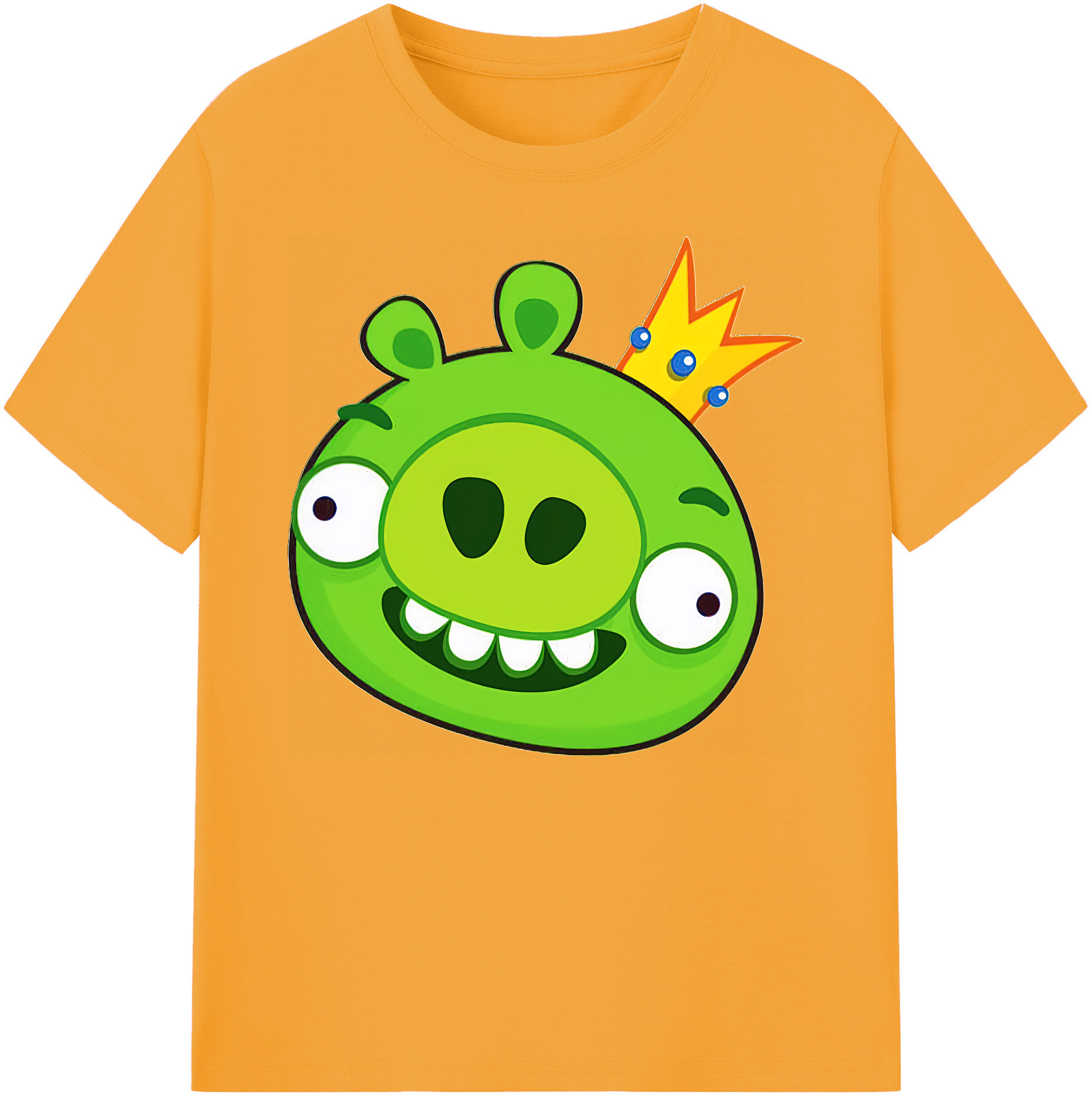 （画像用） Angry Birds アングリーバード 綿100％ メンズ半袖Tシャツ｜肌触りやわらか＆通気性