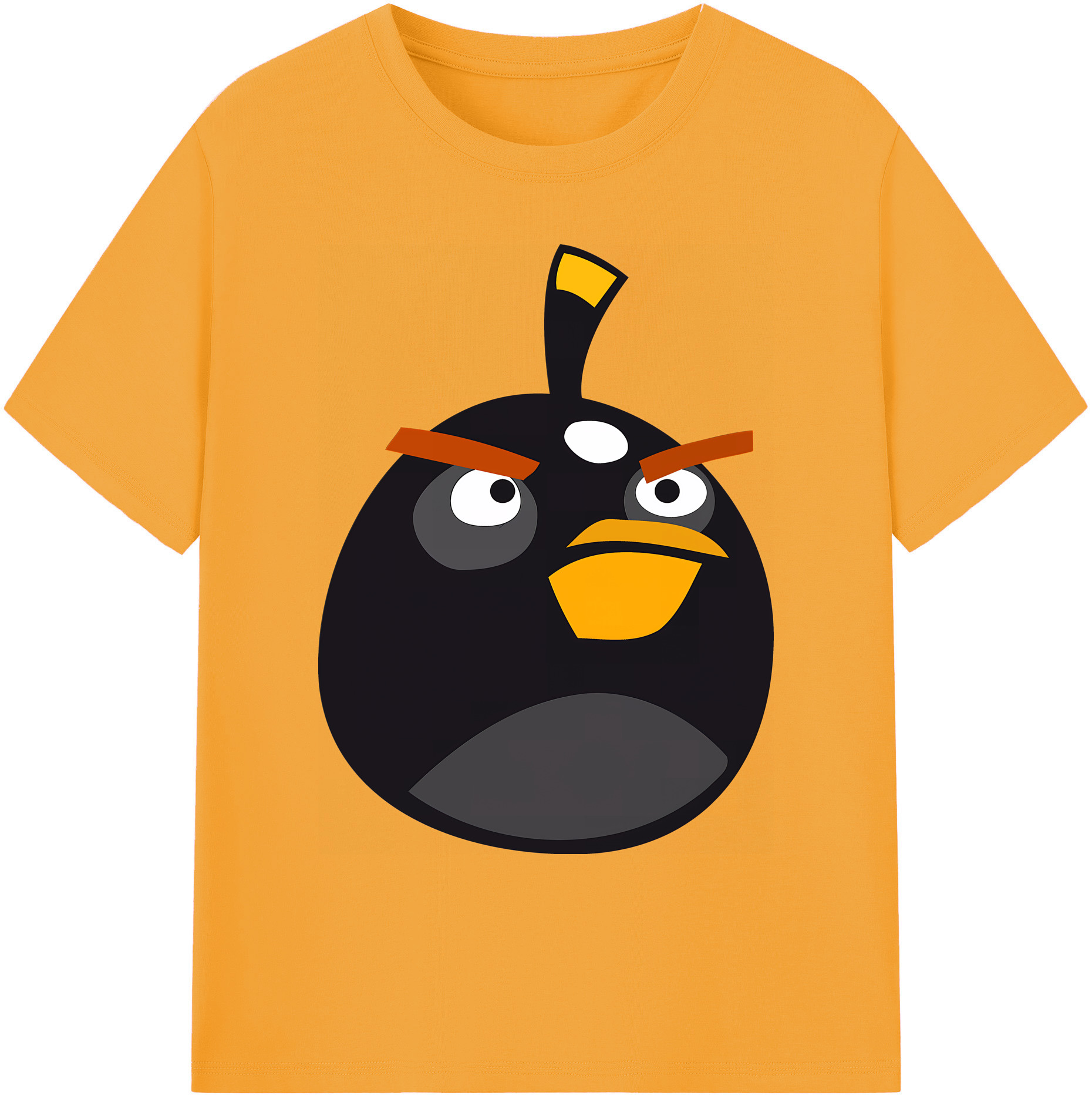 （画像用） Angry Birds アングリーバード 綿100％ メンズ半袖Tシャツ｜肌触りやわらか＆通気性