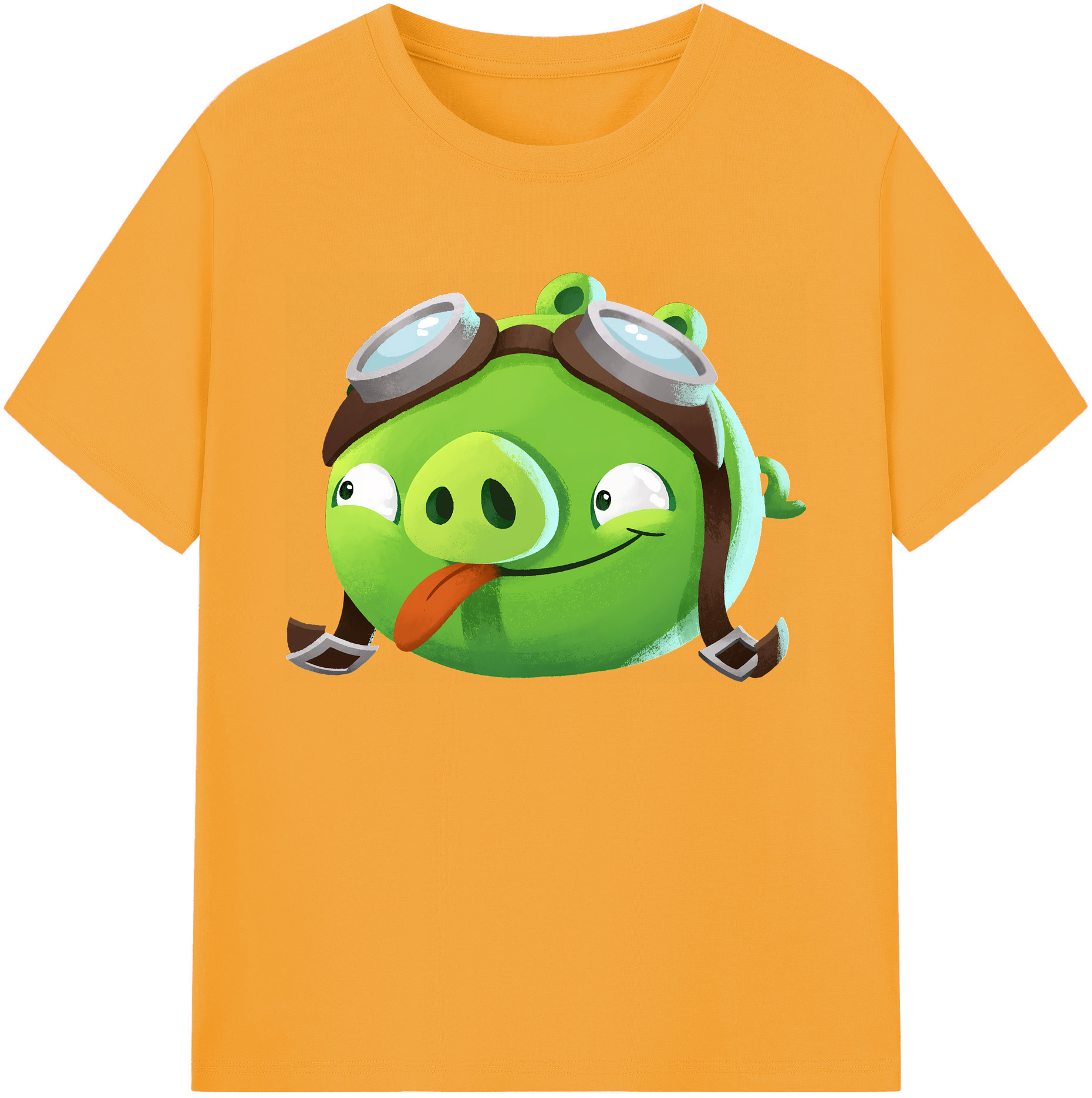 （画像用） Angry Birds アングリーバード 綿100％ メンズ半袖Tシャツ｜肌触りやわらか＆通気性