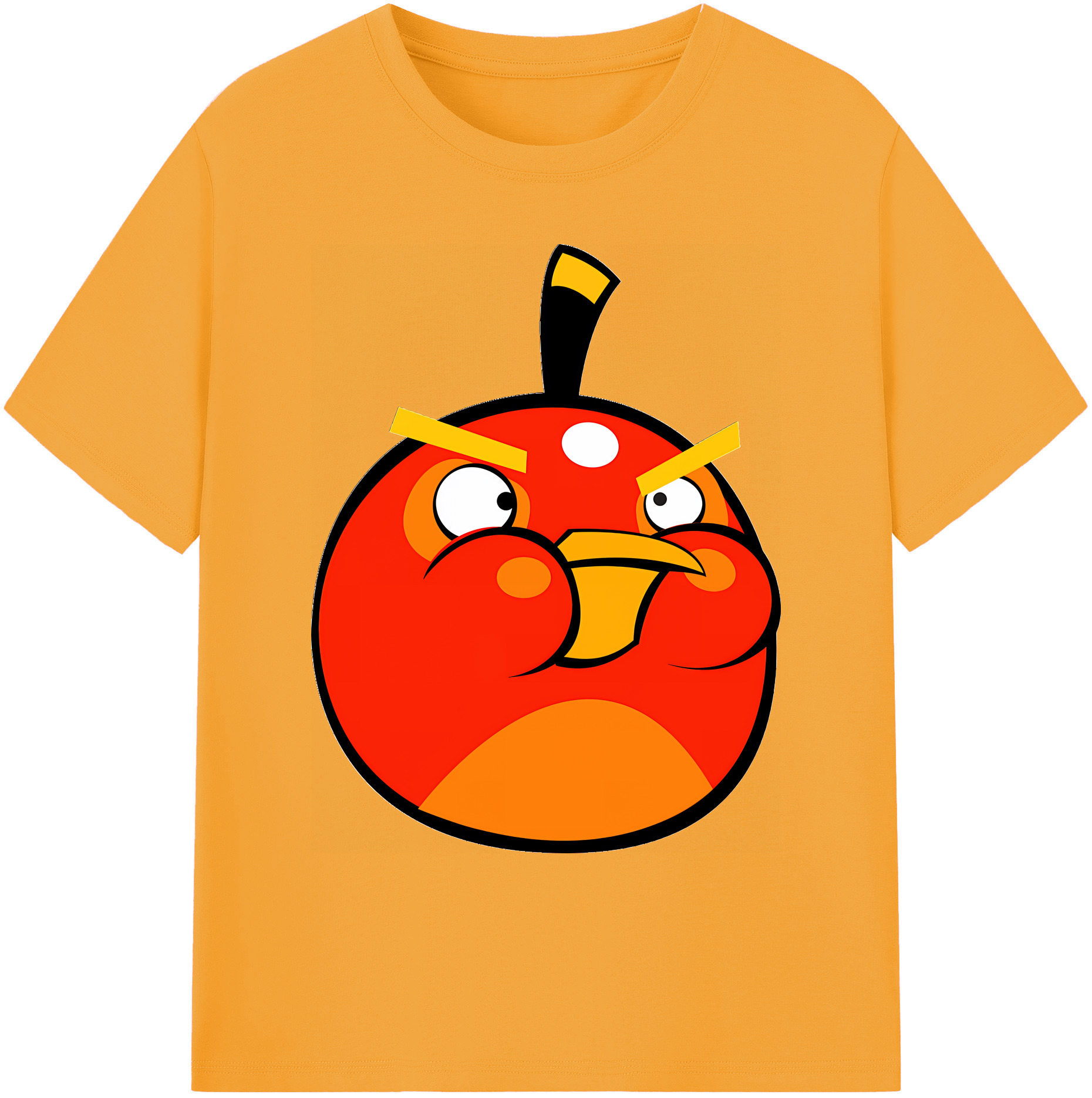 （画像用） Angry Birds アングリーバード 綿100％ メンズ半袖Tシャツ｜肌触りやわらか＆通気性