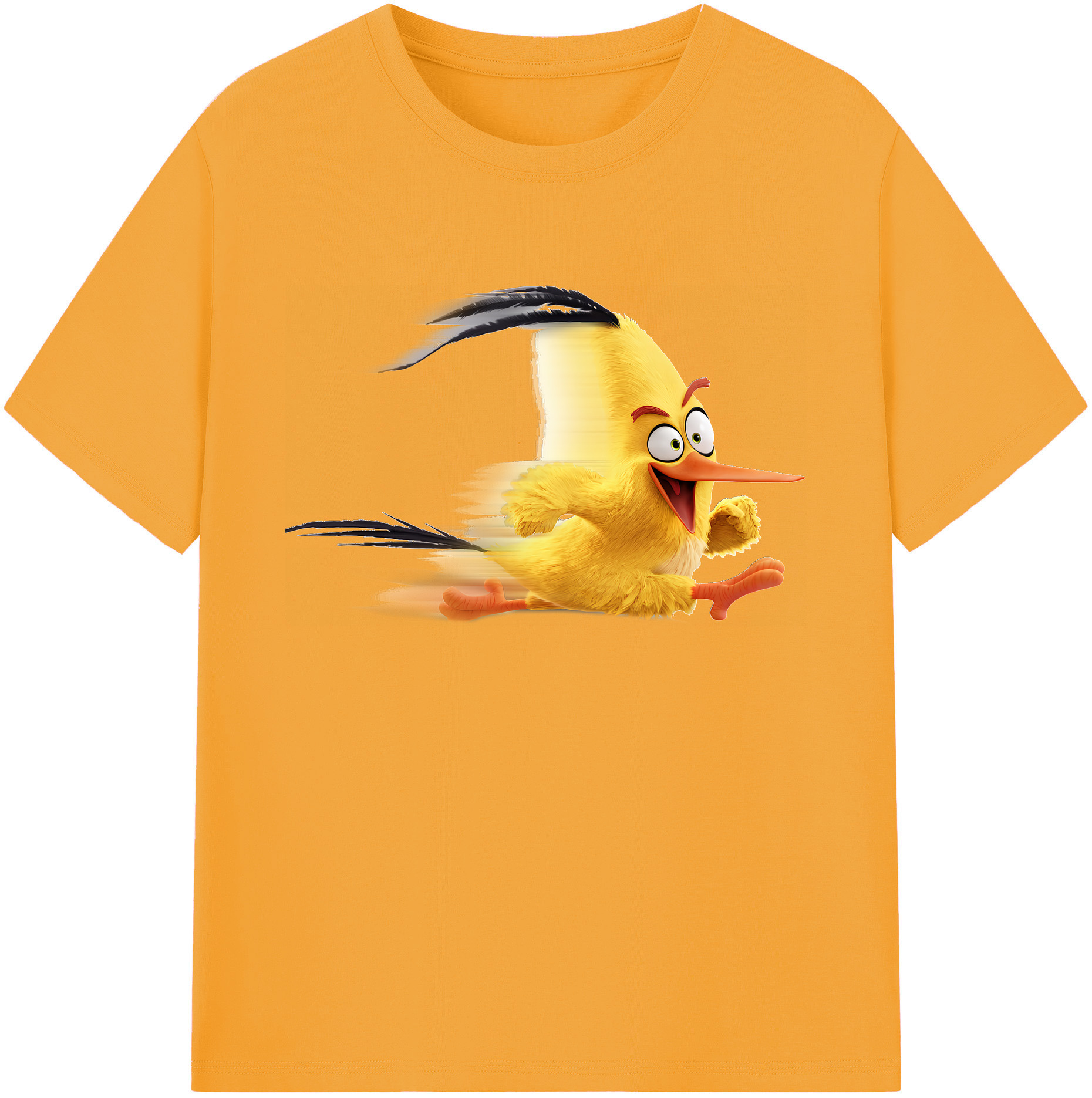 （画像用） Angry Birds アングリーバード 綿100％ メンズ半袖Tシャツ｜肌触りやわらか＆通気性
