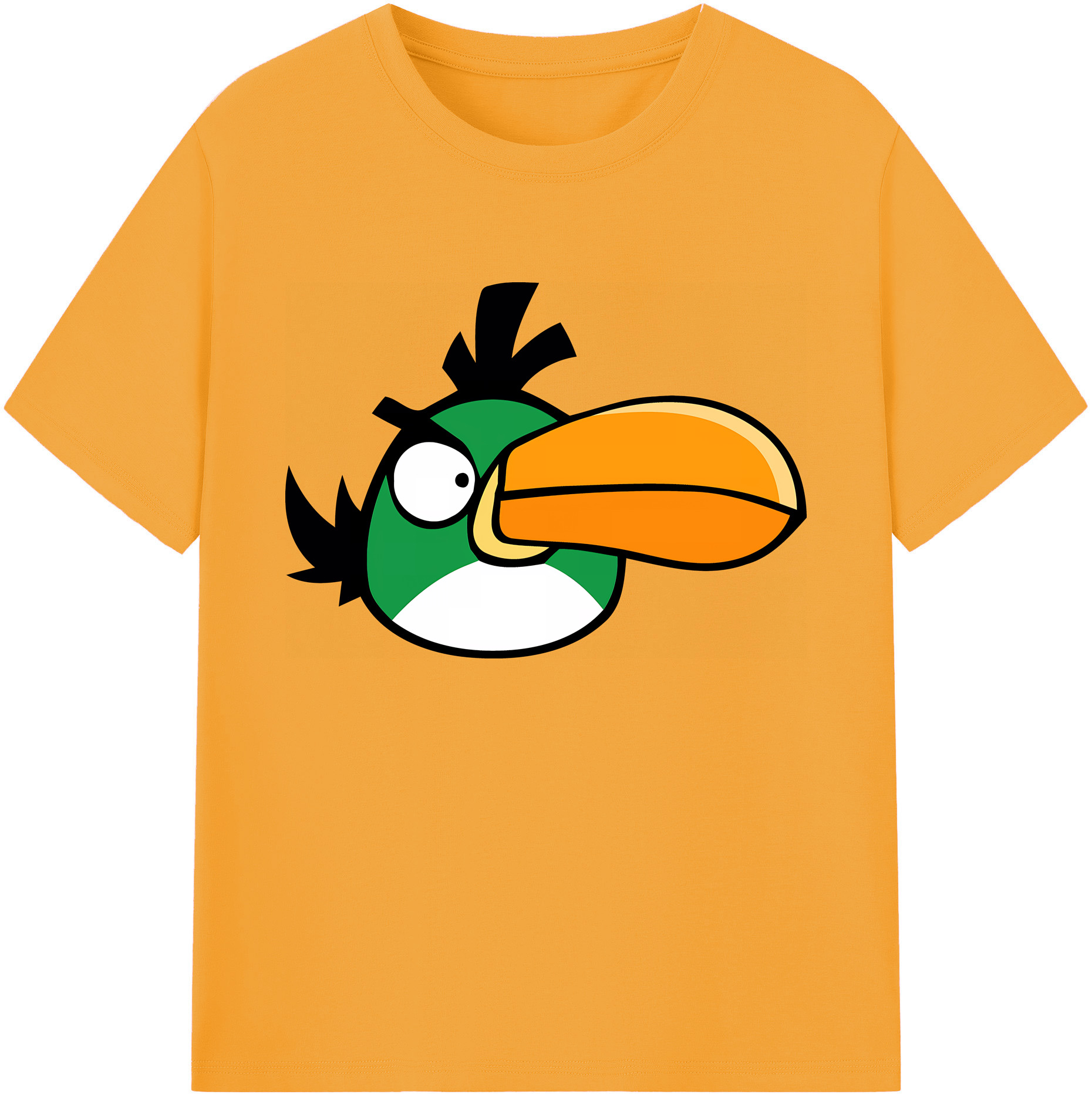 （画像用） Angry Birds アングリーバード 綿100％ メンズ半袖Tシャツ｜肌触りやわらか＆通気性