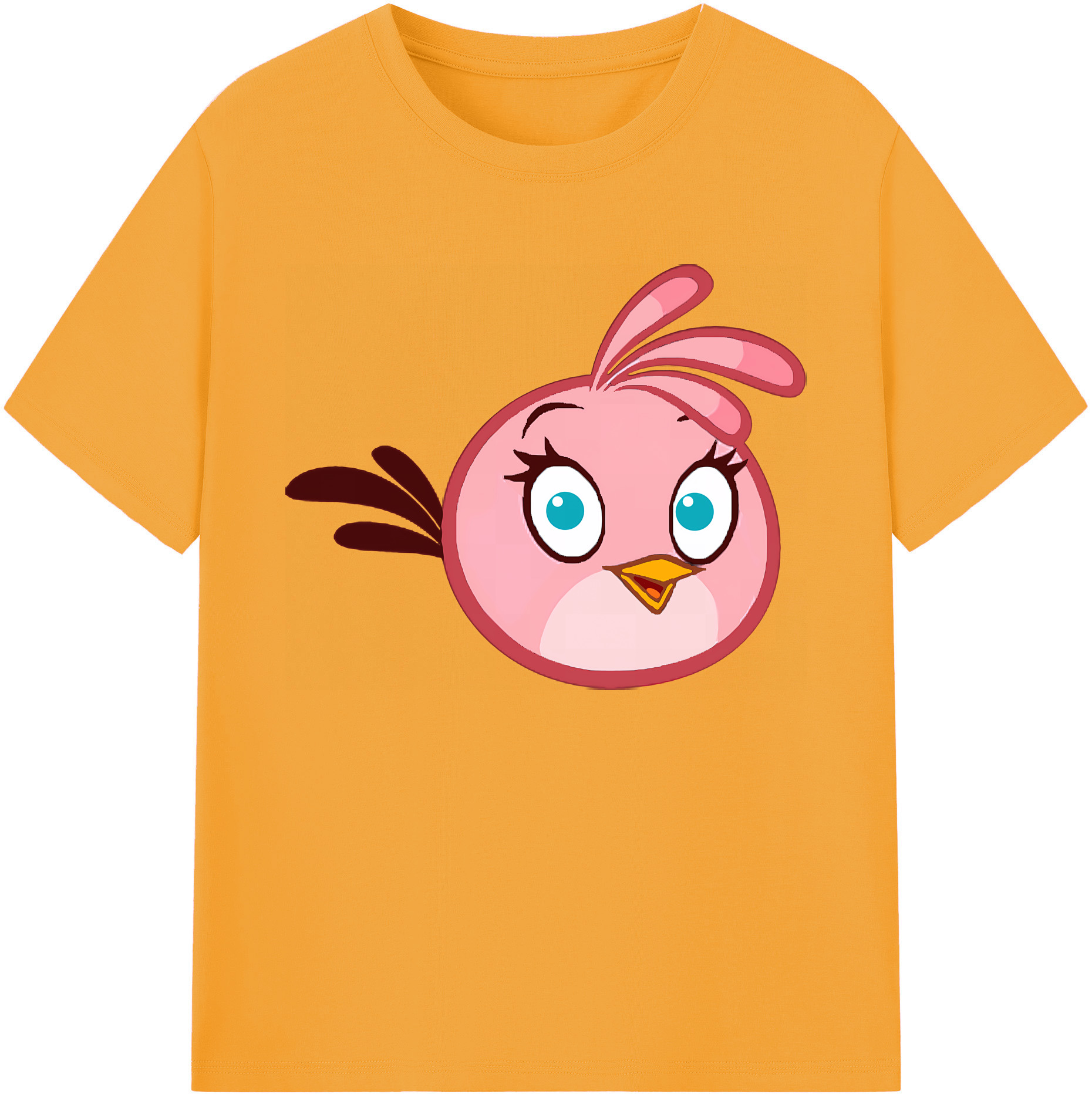 （画像用） Angry Birds アングリーバード 綿100％ メンズ半袖Tシャツ｜肌触りやわらか＆通気性