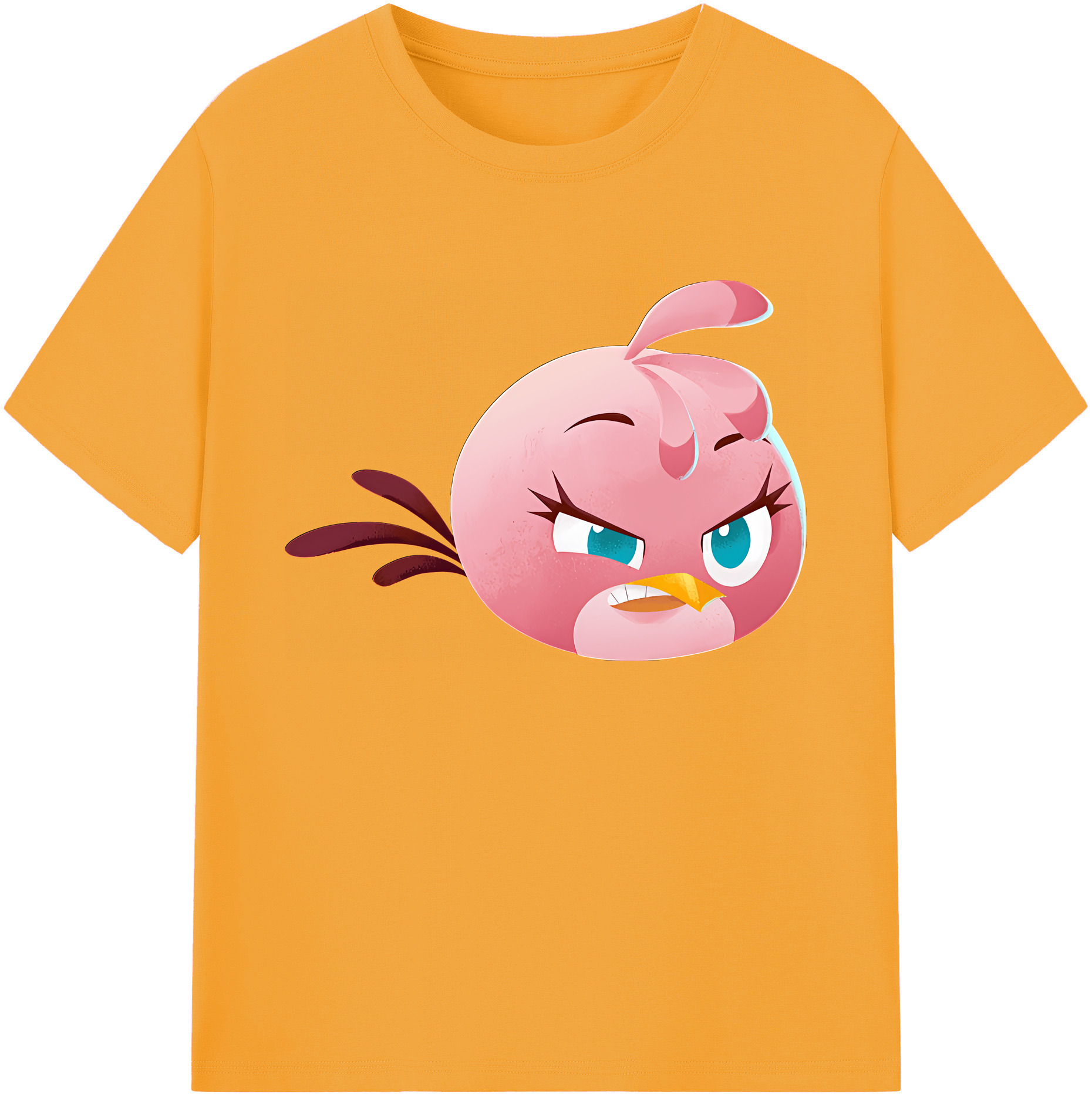（画像用） Angry Birds アングリーバード 綿100％ メンズ半袖Tシャツ｜肌触りやわらか＆通気性