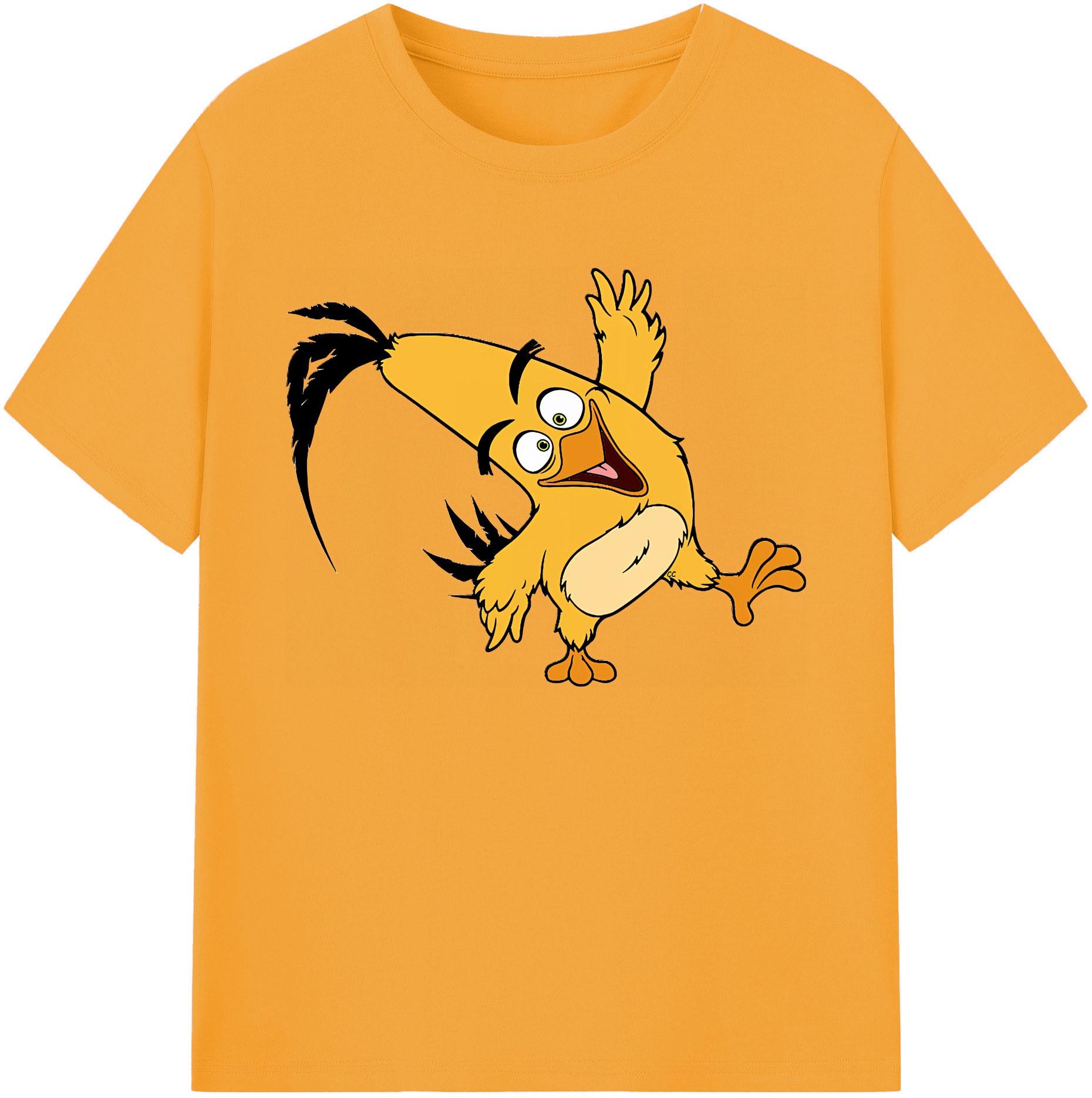 （画像用） Angry Birds アングリーバード 綿100％ メンズ半袖Tシャツ｜肌触りやわらか＆通気性