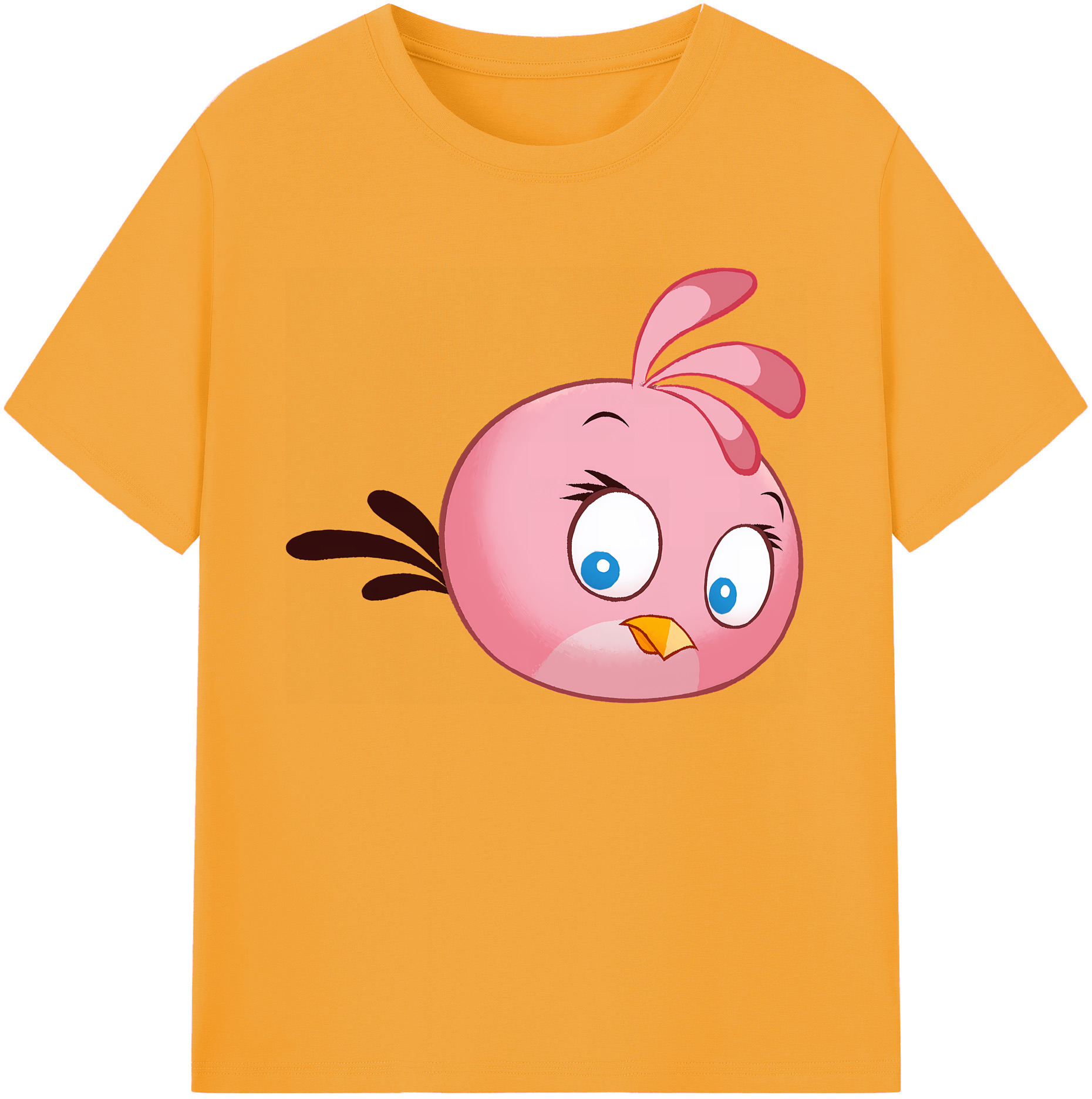 （画像用） Angry Birds アングリーバード 綿100％ メンズ半袖Tシャツ｜肌触りやわらか＆通気性