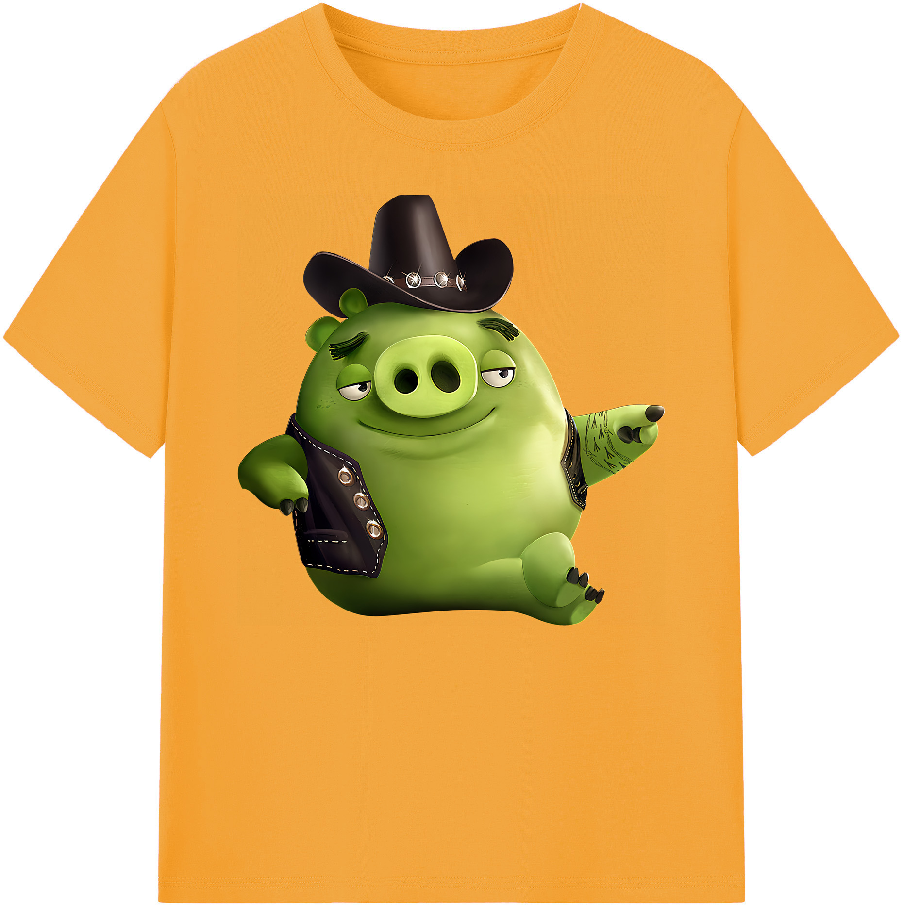 （画像用） Angry Birds アングリーバード 綿100％ メンズ半袖Tシャツ｜肌触りやわらか＆通気性