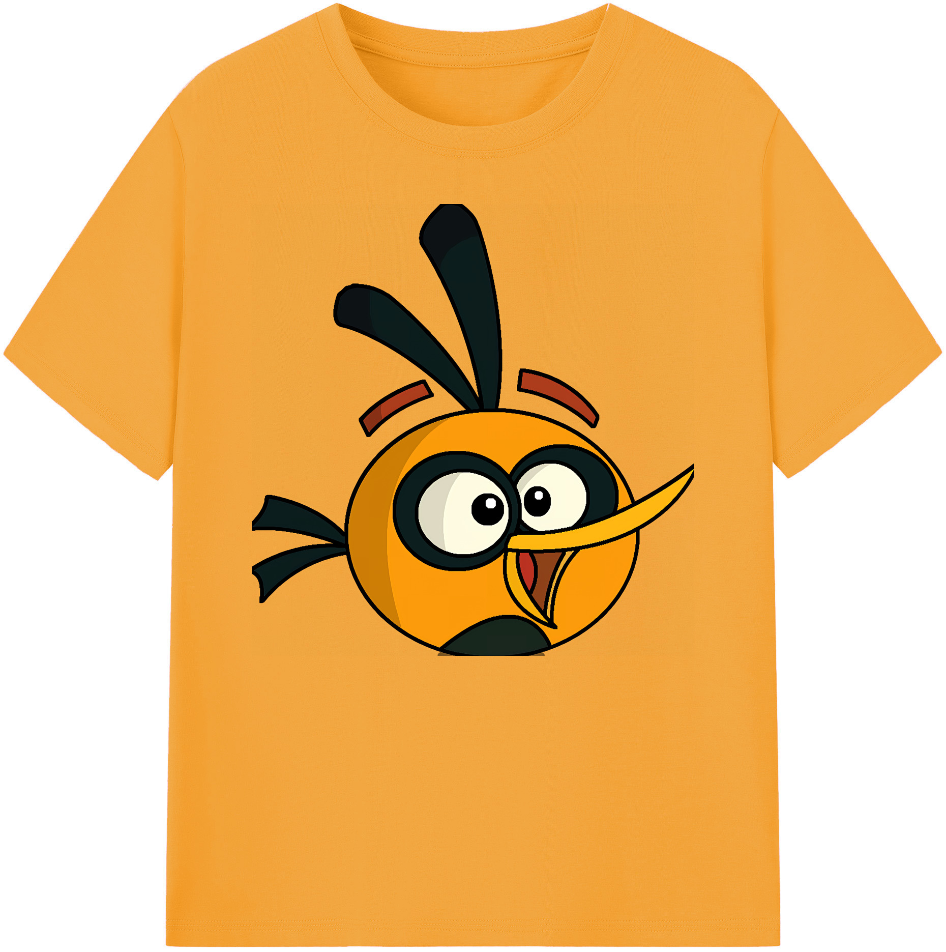 （画像用） Angry Birds アングリーバード 綿100％ メンズ半袖Tシャツ｜肌触りやわらか＆通気性