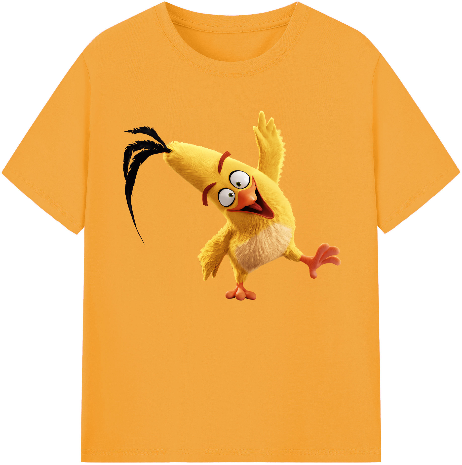 （画像用） Angry Birds アングリーバード 綿100％ メンズ半袖Tシャツ｜肌触りやわらか＆通気性