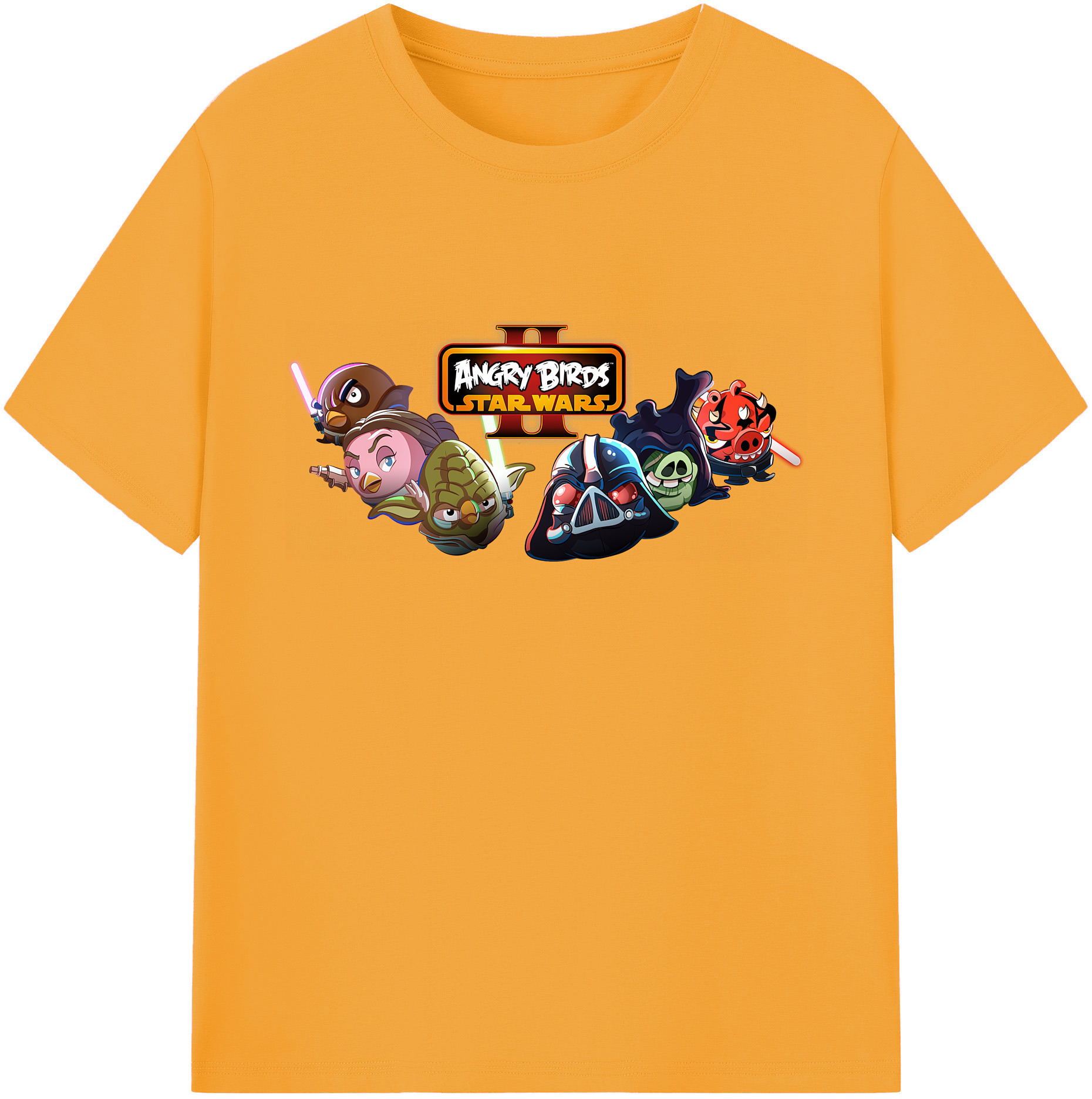 （画像用） Angry Birds アングリーバード 綿100％ メンズ半袖Tシャツ｜肌触りやわらか＆通気性
