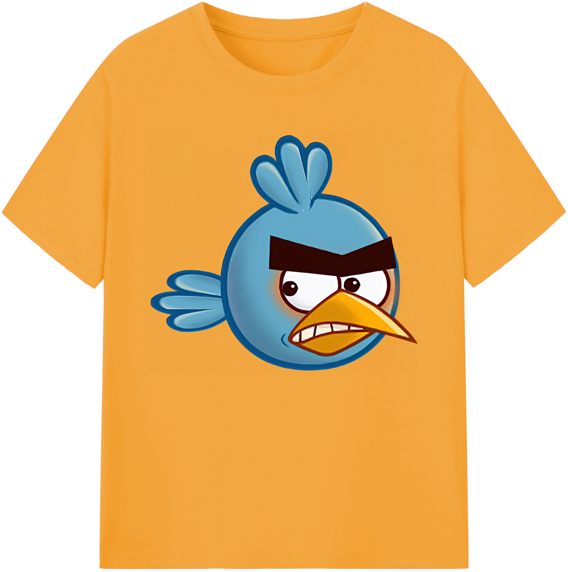 （画像用） Angry Birds アングリーバード 綿100％ メンズ半袖Tシャツ｜肌触りやわらか＆通気性