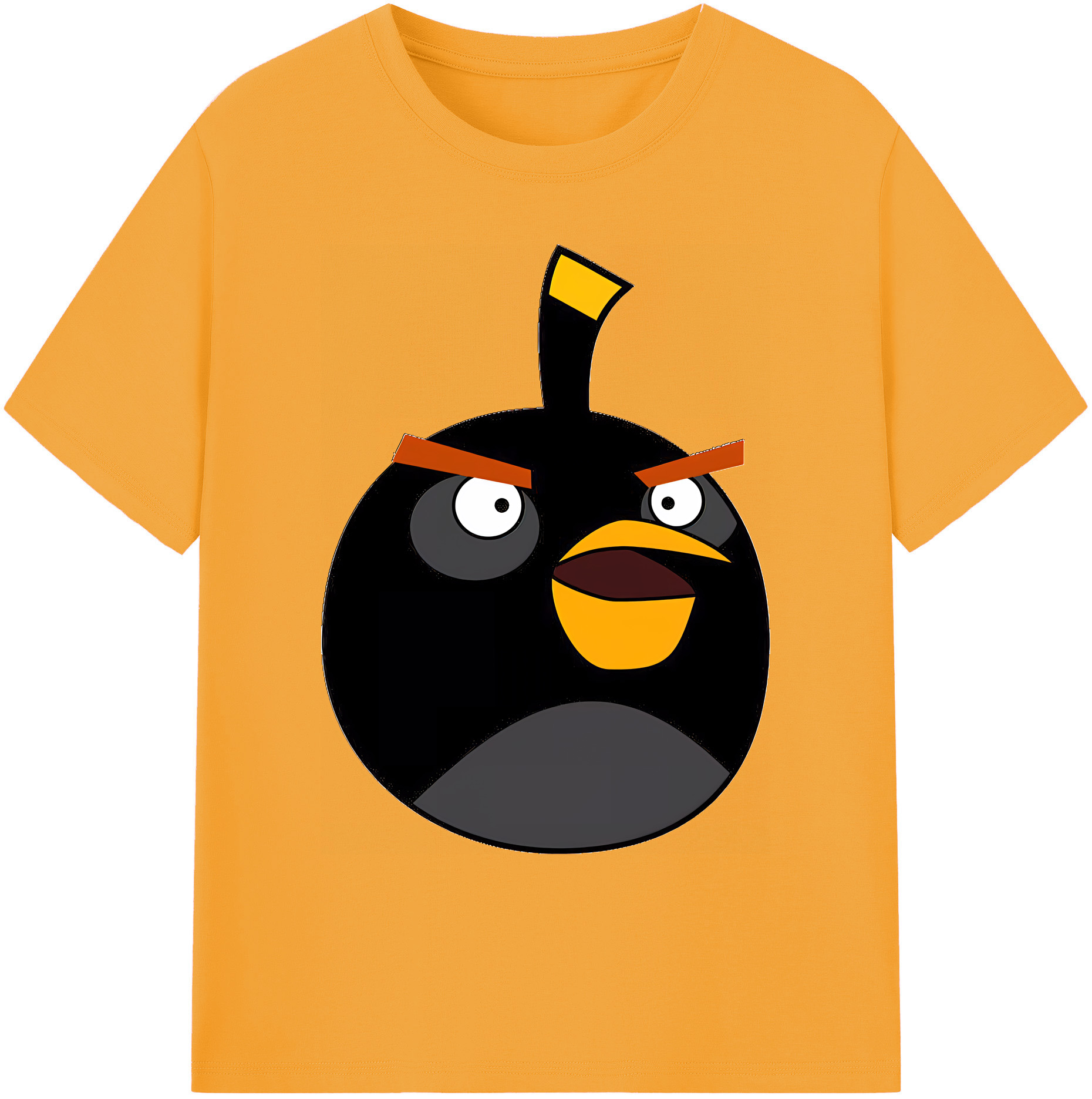 （画像用） Angry Birds アングリーバード 綿100％ メンズ半袖Tシャツ｜肌触りやわらか＆通気性