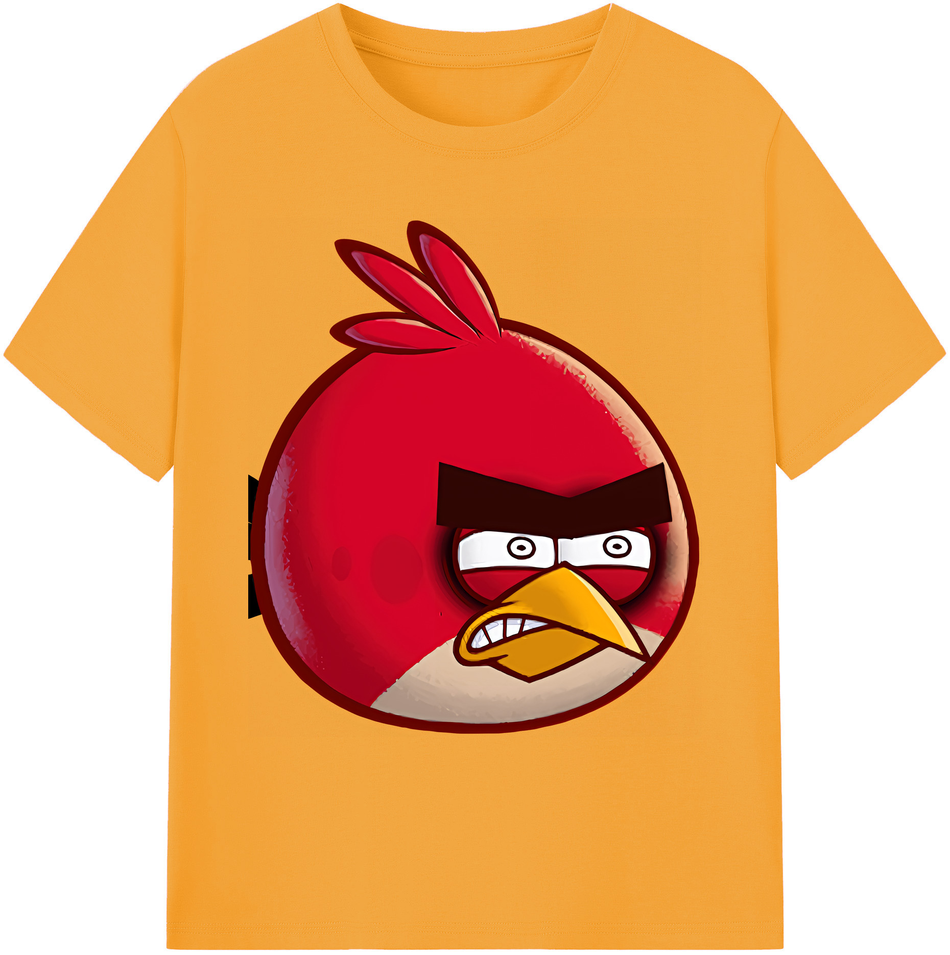 （画像用） Angry Birds アングリーバード 綿100％ メンズ半袖Tシャツ｜肌触りやわらか＆通気性
