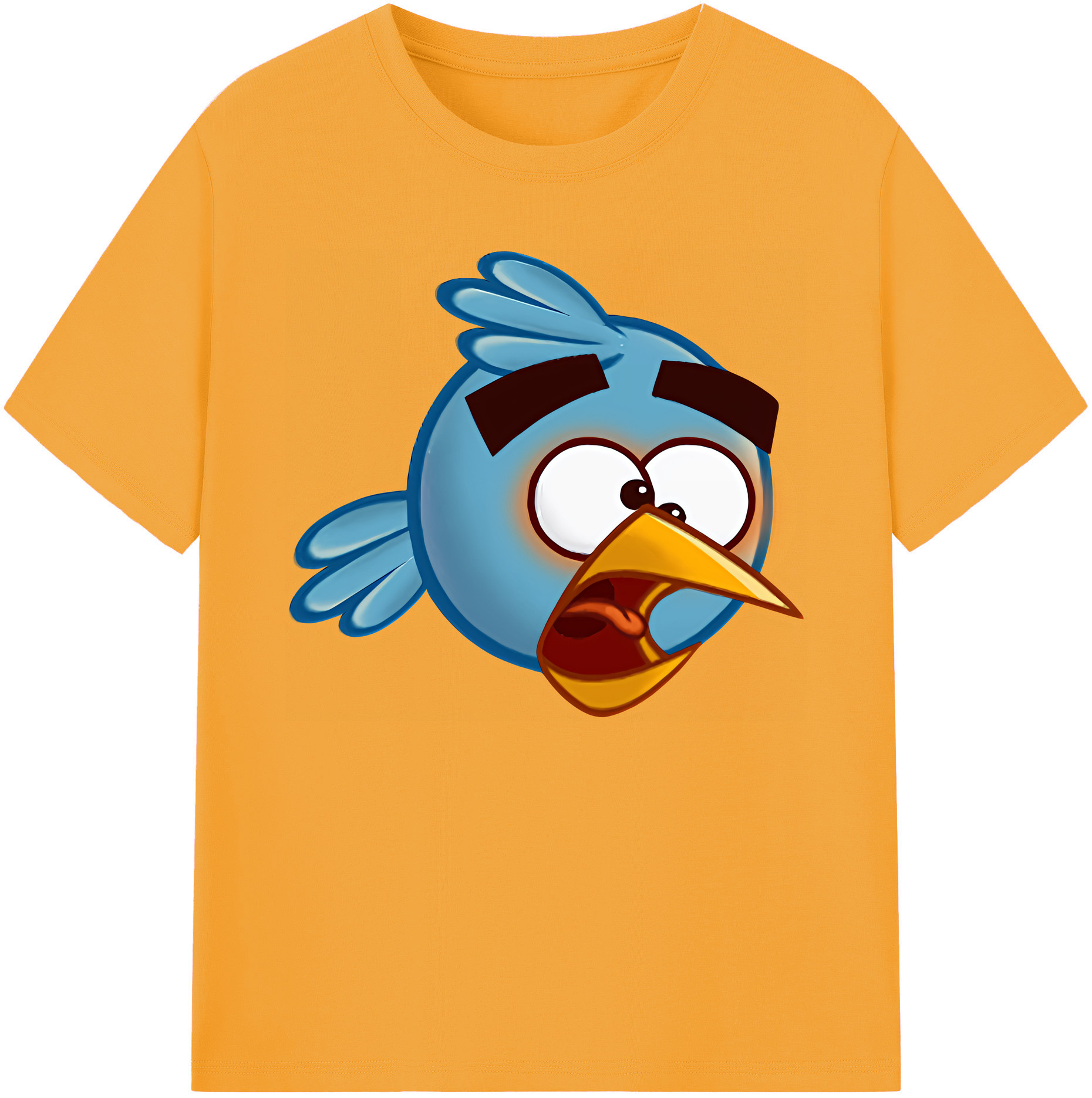 （画像用） Angry Birds アングリーバード 綿100％ メンズ半袖Tシャツ｜肌触りやわらか＆通気性