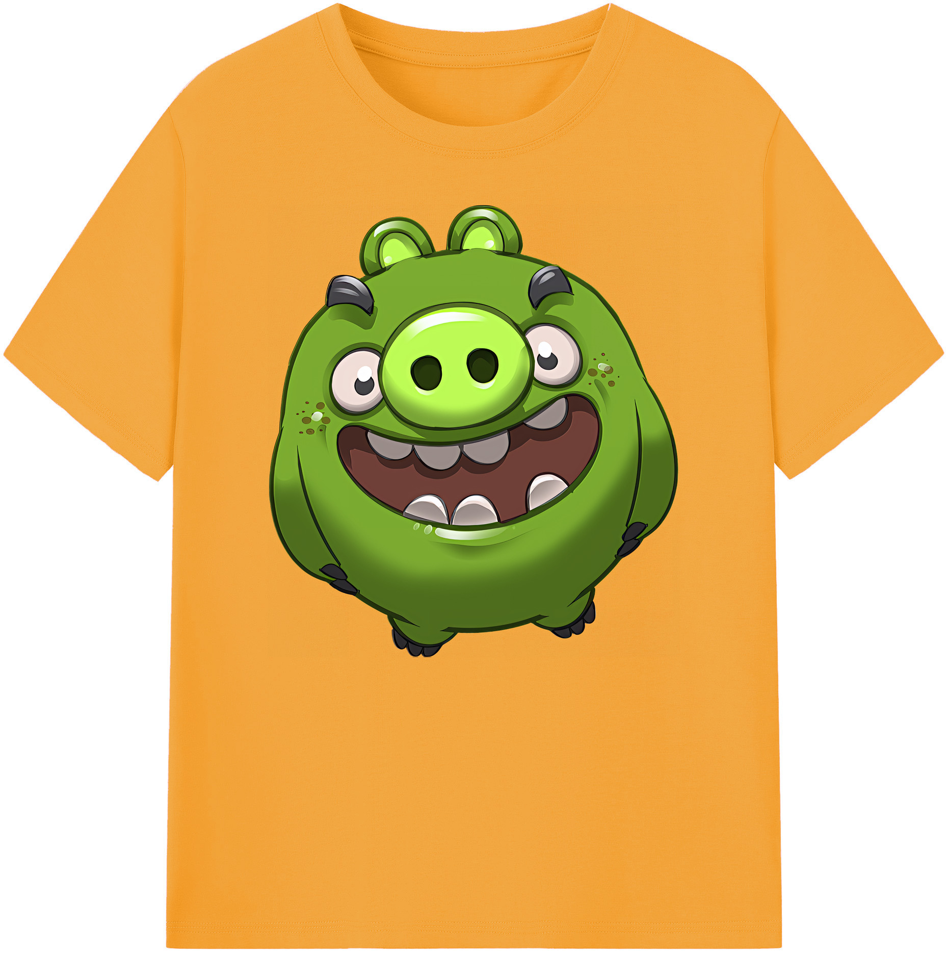 （画像用） Angry Birds アングリーバード 綿100％ メンズ半袖Tシャツ｜肌触りやわらか＆通気性
