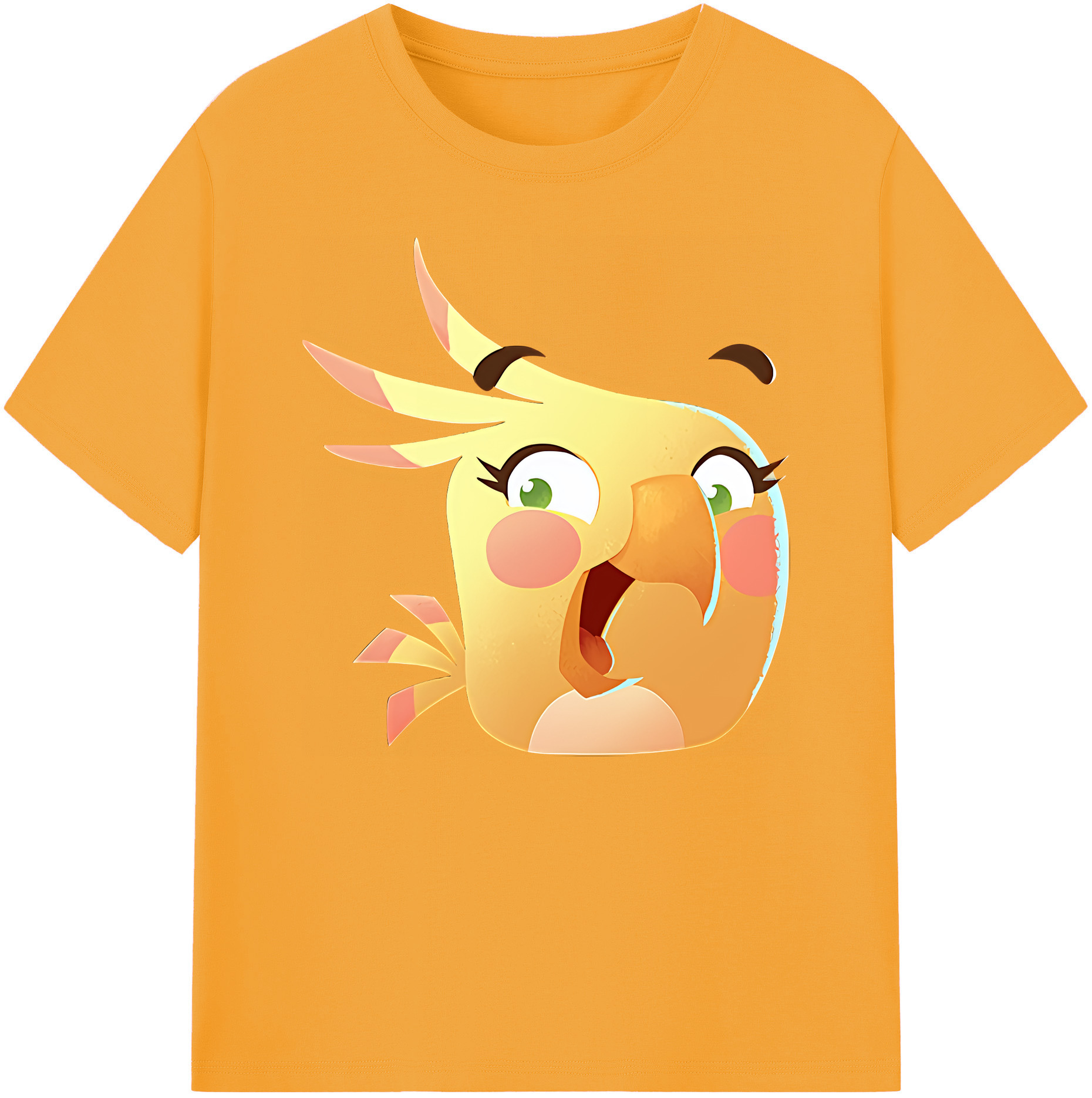 （画像用） Angry Birds アングリーバード 綿100％ メンズ半袖Tシャツ｜肌触りやわらか＆通気性