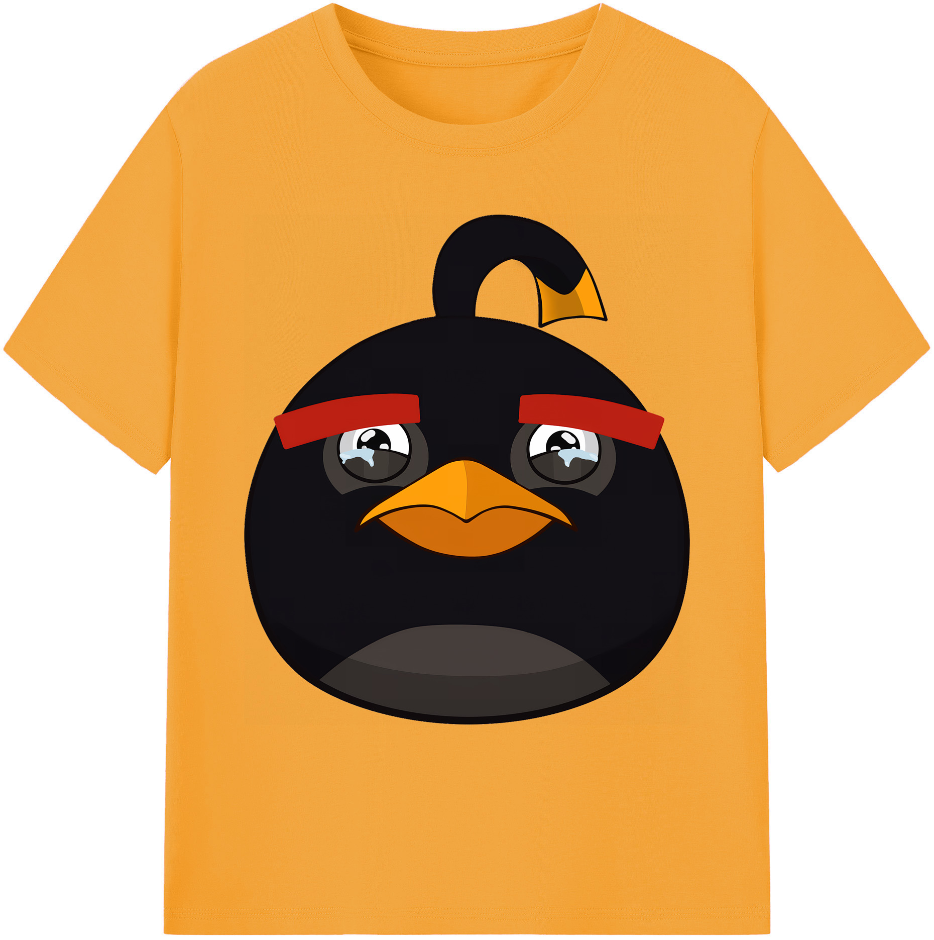 （画像用） Angry Birds アングリーバード 綿100％ メンズ半袖Tシャツ｜肌触りやわらか＆通気性