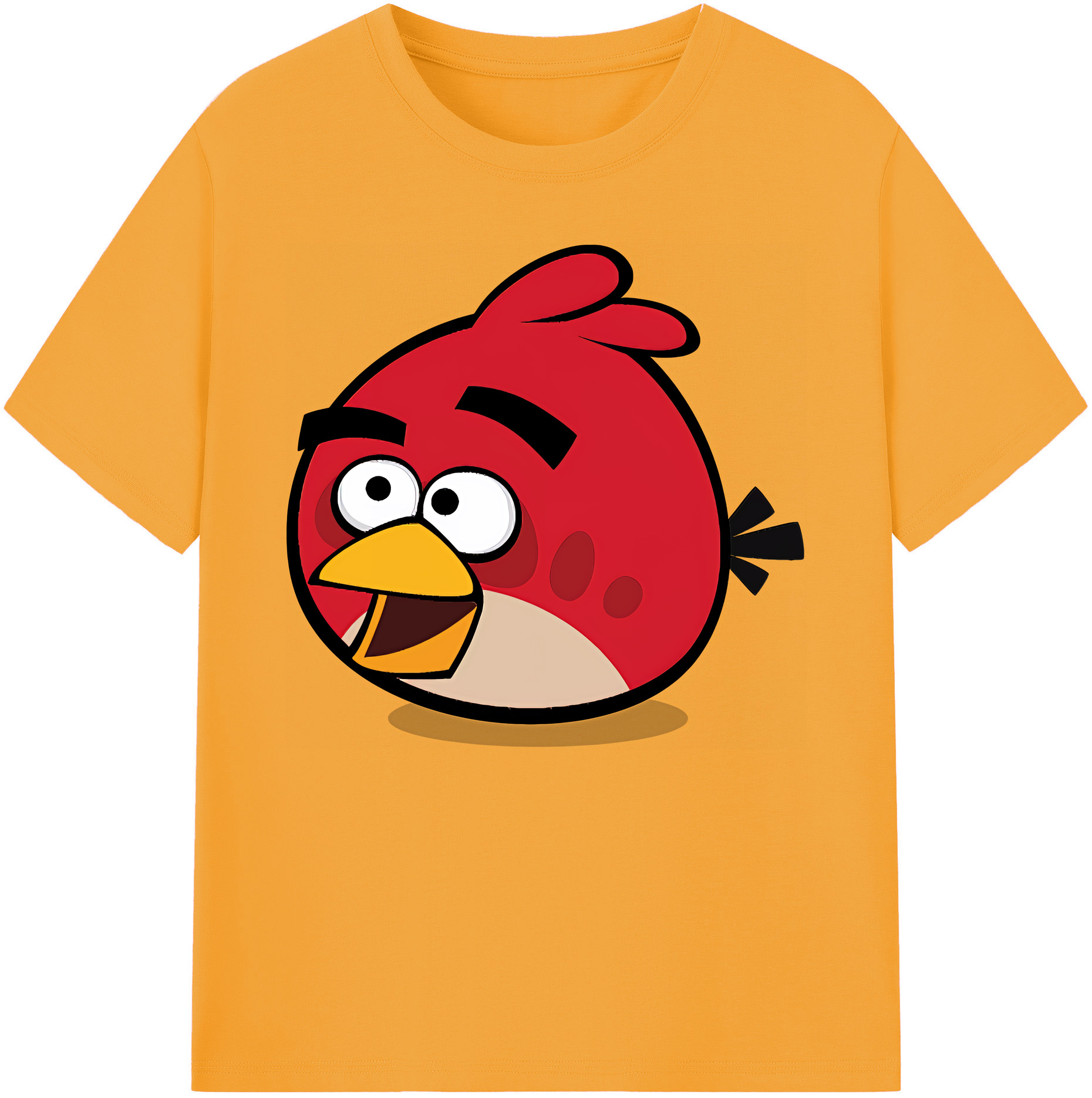 （画像用） Angry Birds アングリーバード 綿100％ メンズ半袖Tシャツ｜肌触りやわらか＆通気性