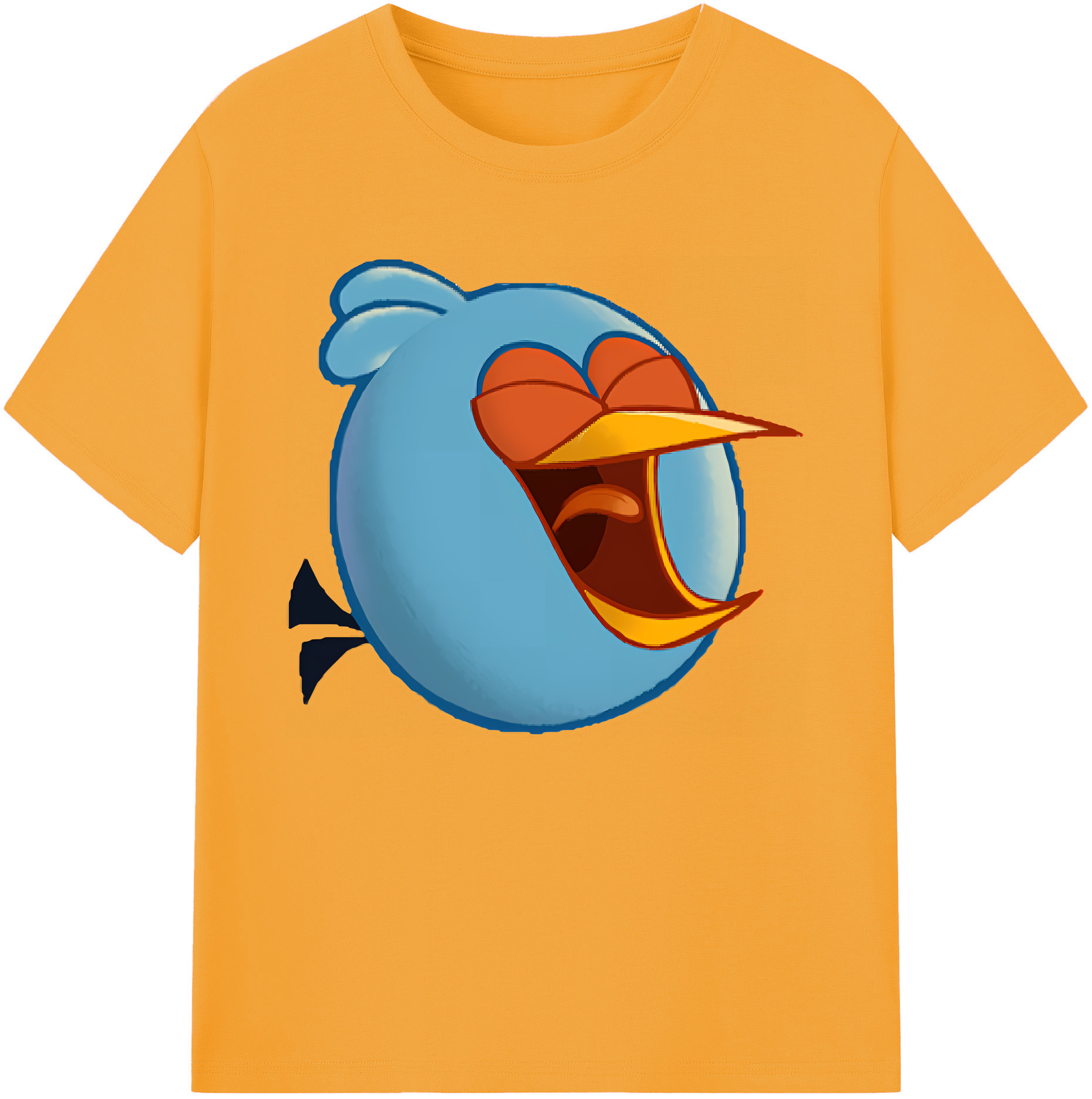 （画像用） Angry Birds アングリーバード 綿100％ メンズ半袖Tシャツ｜肌触りやわらか＆通気性