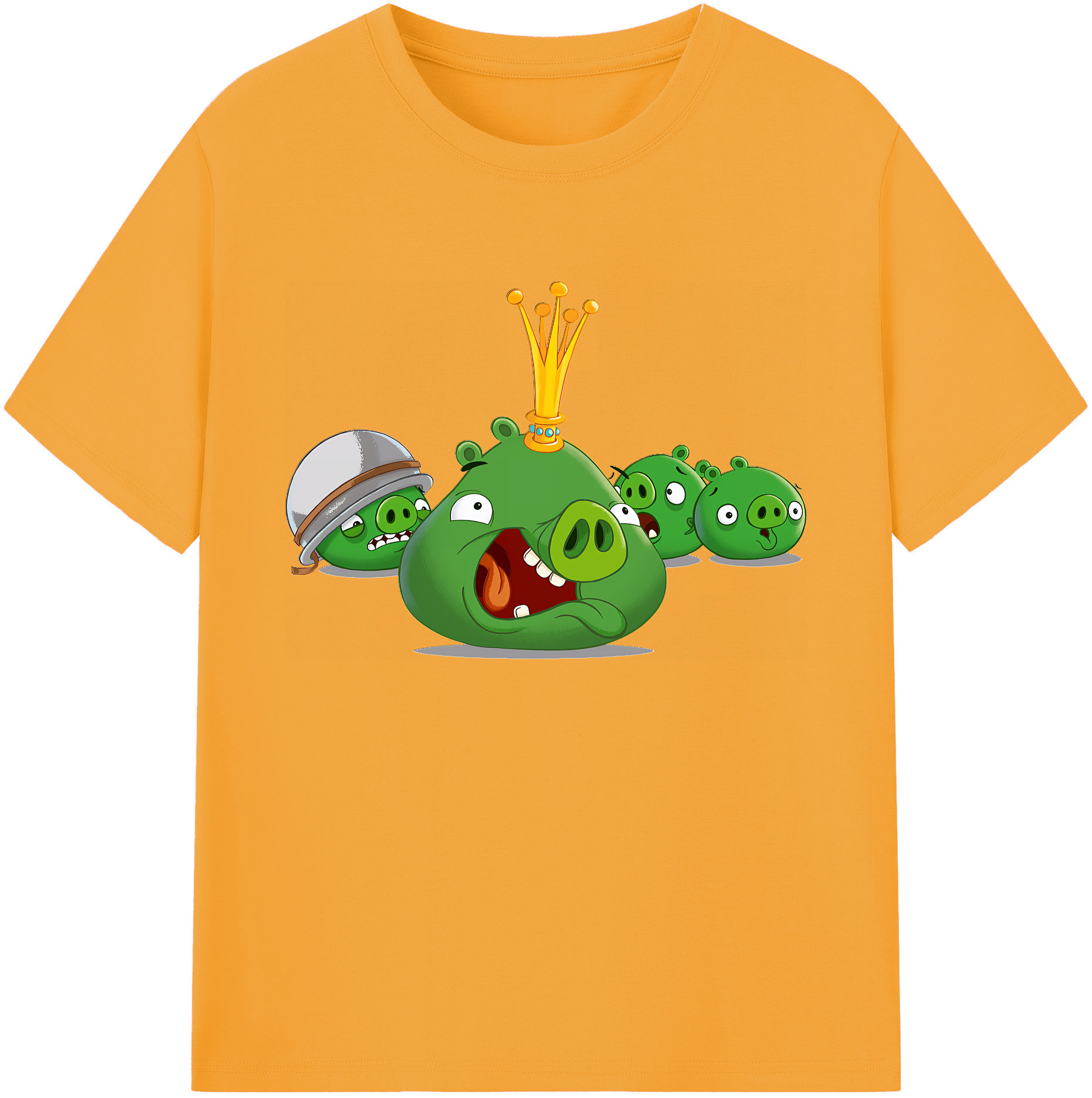 （画像用） Angry Birds アングリーバード 綿100％ メンズ半袖Tシャツ｜肌触りやわらか＆通気性