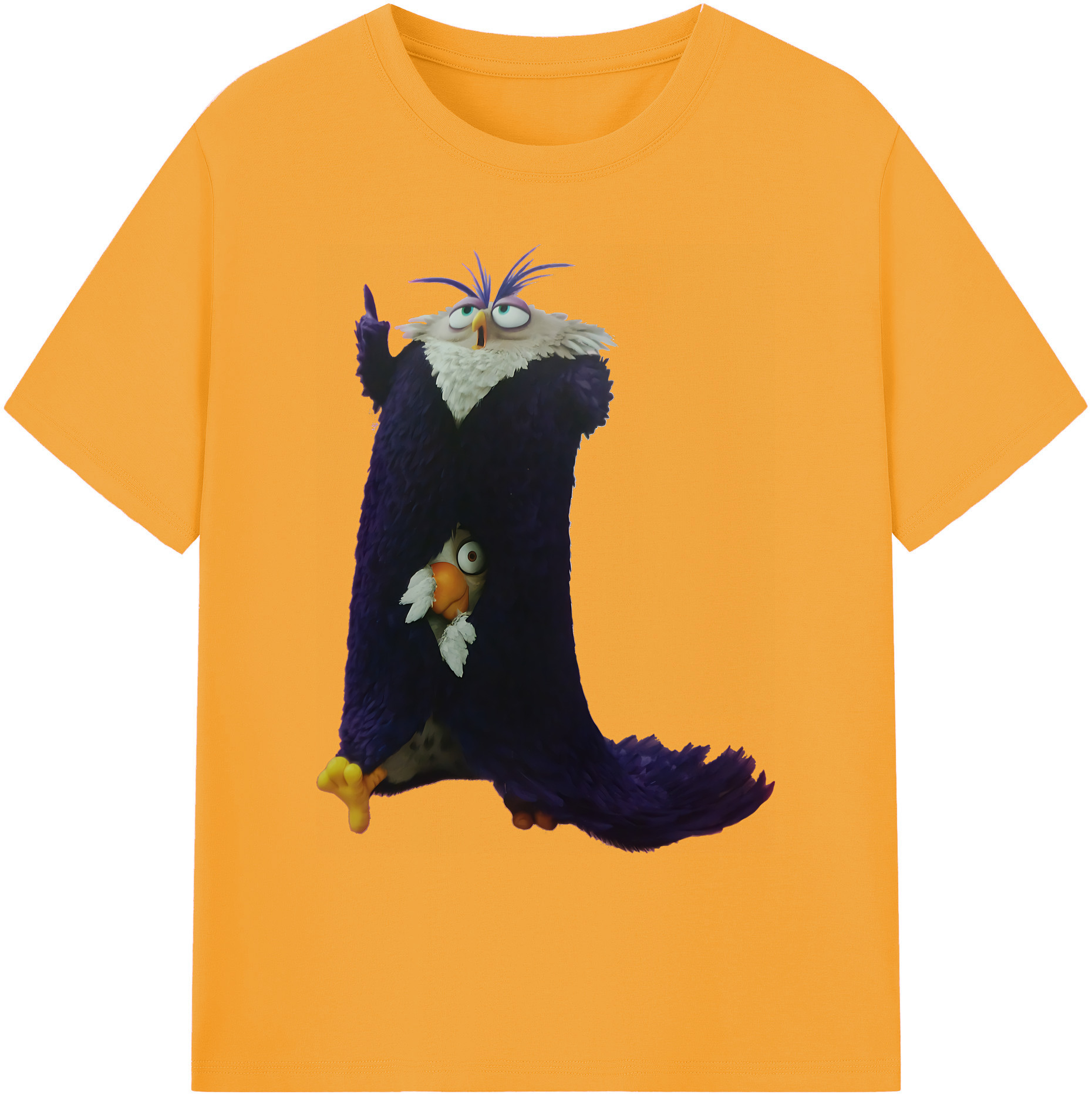 （画像用） Angry Birds アングリーバード 綿100％ メンズ半袖Tシャツ｜肌触りやわらか＆通気性