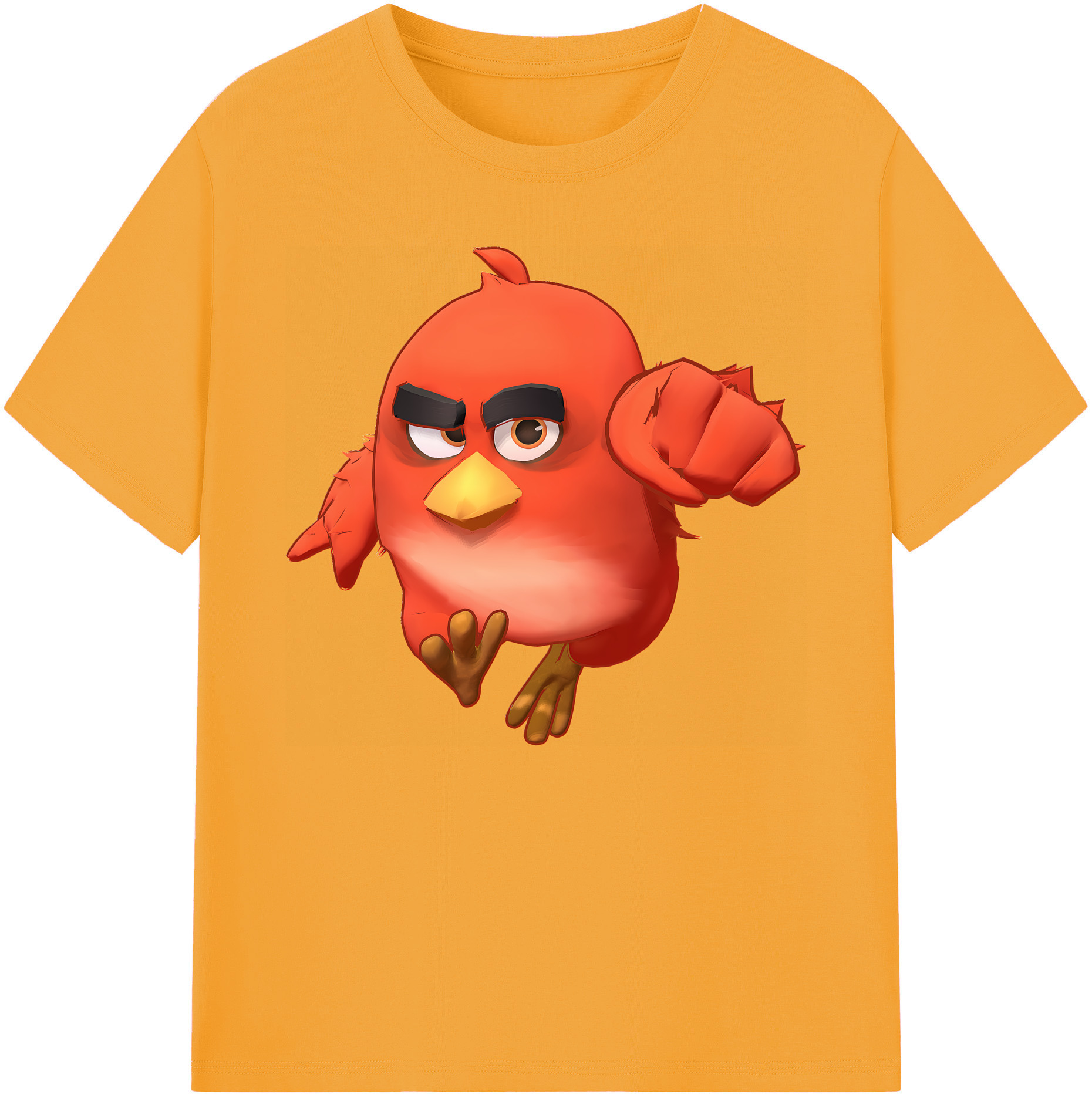 （画像用） Angry Birds アングリーバード 綿100％ メンズ半袖Tシャツ｜肌触りやわらか＆通気性