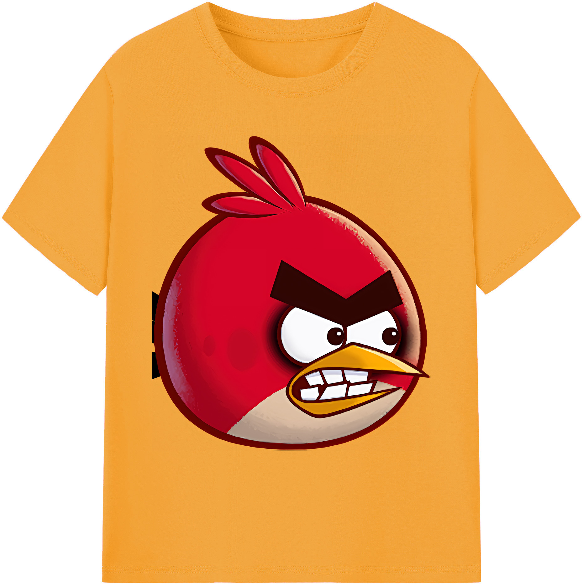 （画像用） Angry Birds アングリーバード 綿100％ メンズ半袖Tシャツ｜肌触りやわらか＆通気性