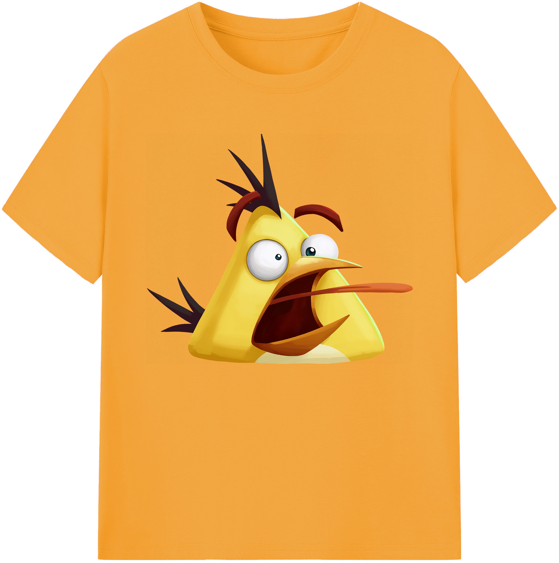 （画像用） Angry Birds アングリーバード 綿100％ メンズ半袖Tシャツ｜肌触りやわらか＆通気性