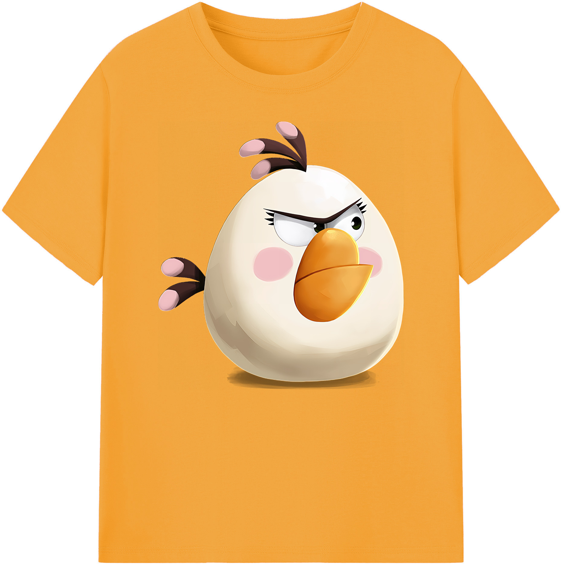 （画像用） Angry Birds アングリーバード 綿100％ メンズ半袖Tシャツ｜肌触りやわらか＆通気性