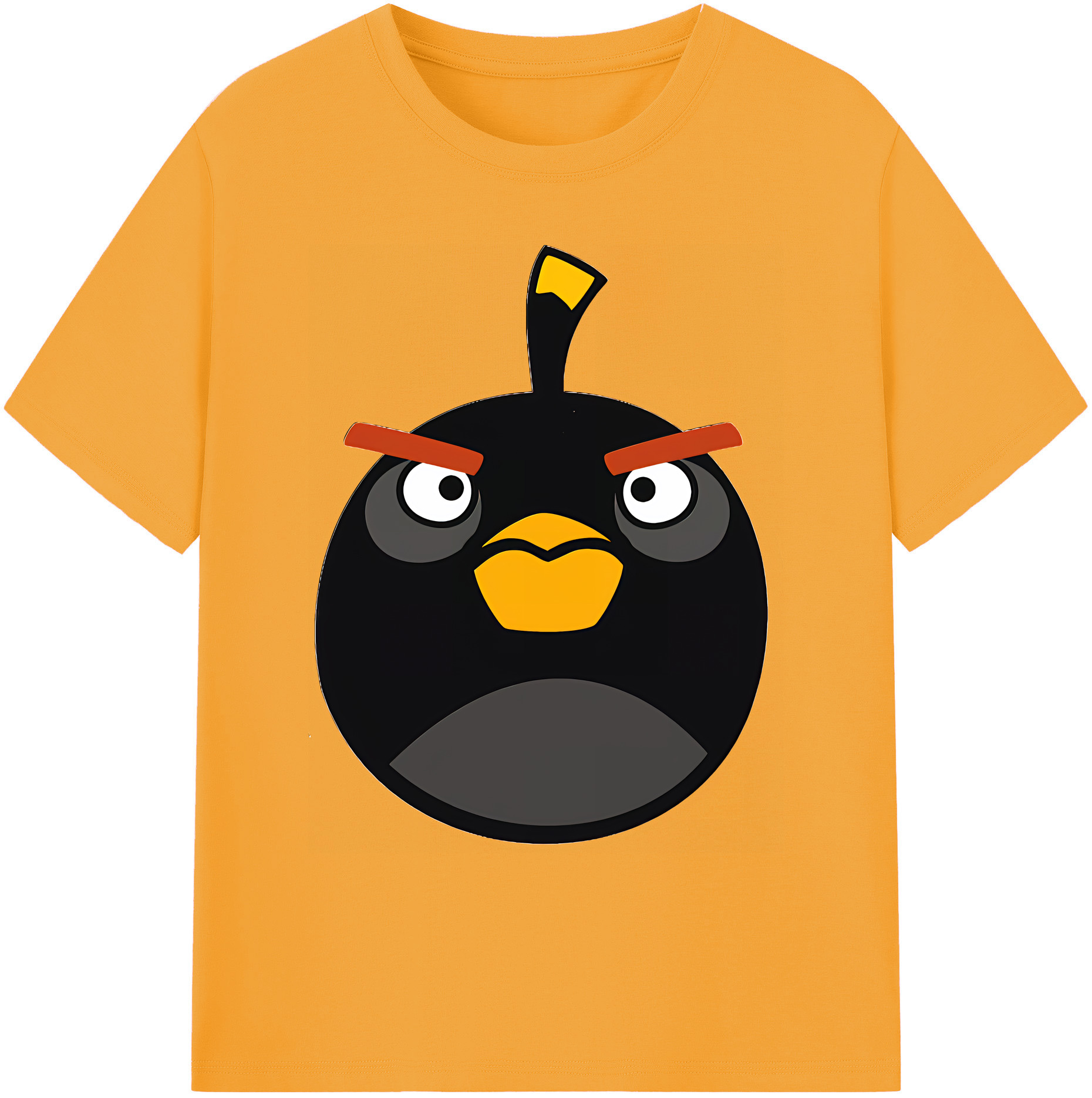 （画像用） Angry Birds アングリーバード 綿100％ メンズ半袖Tシャツ｜肌触りやわらか＆通気性