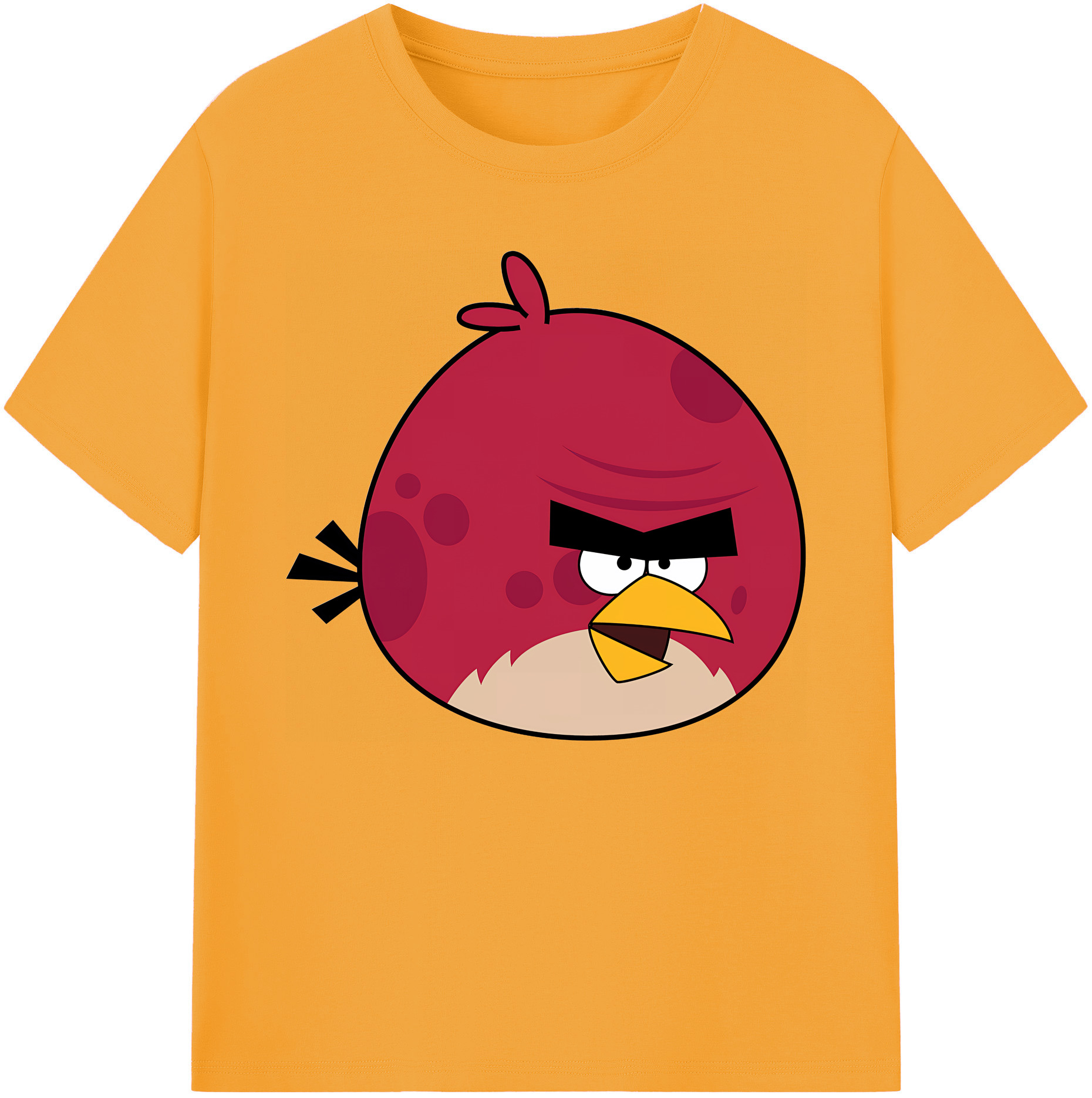 （画像用） Angry Birds アングリーバード 綿100％ メンズ半袖Tシャツ｜肌触りやわらか＆通気性