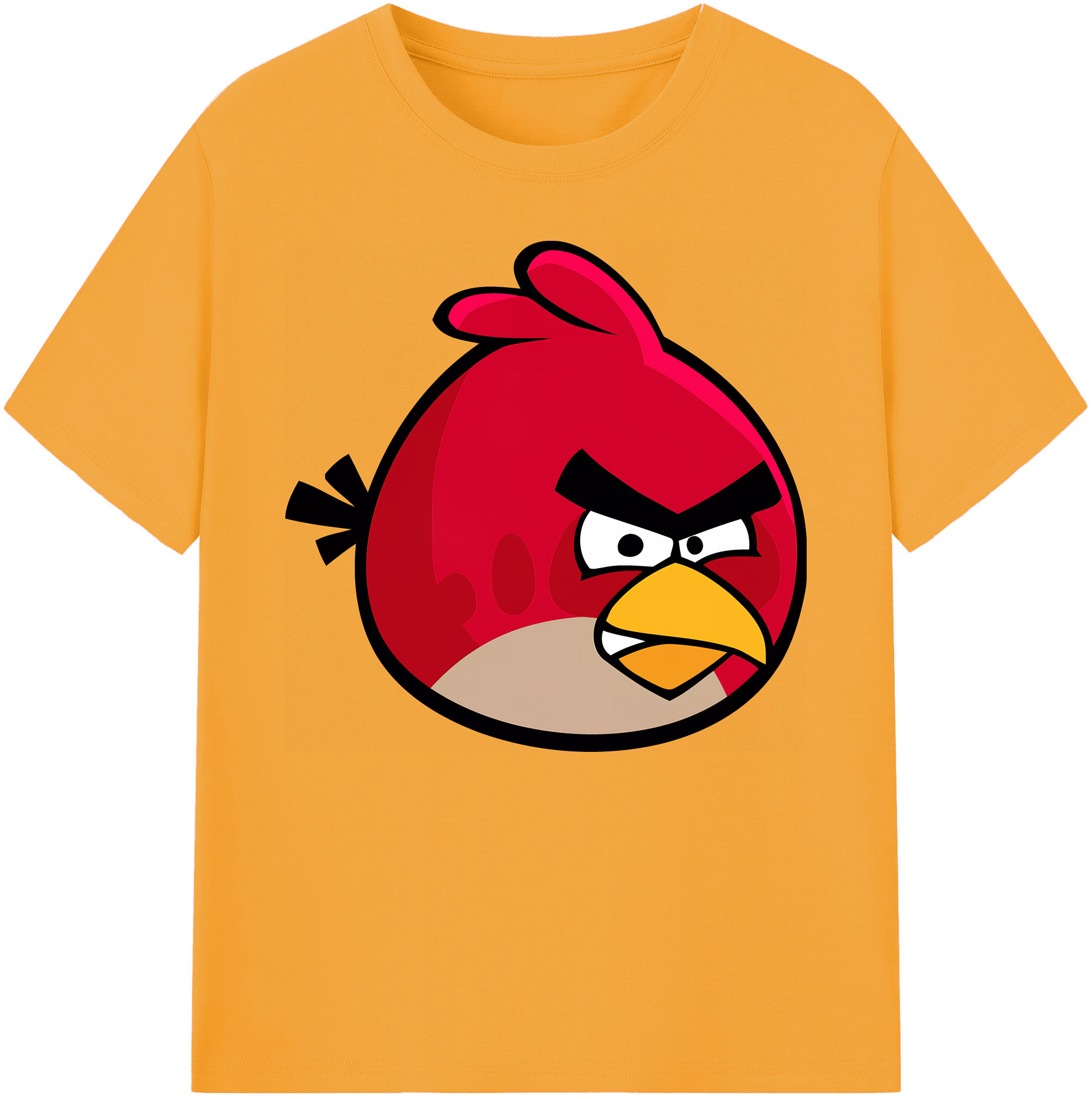 （画像用） Angry Birds アングリーバード 綿100％ メンズ半袖Tシャツ｜肌触りやわらか＆通気性