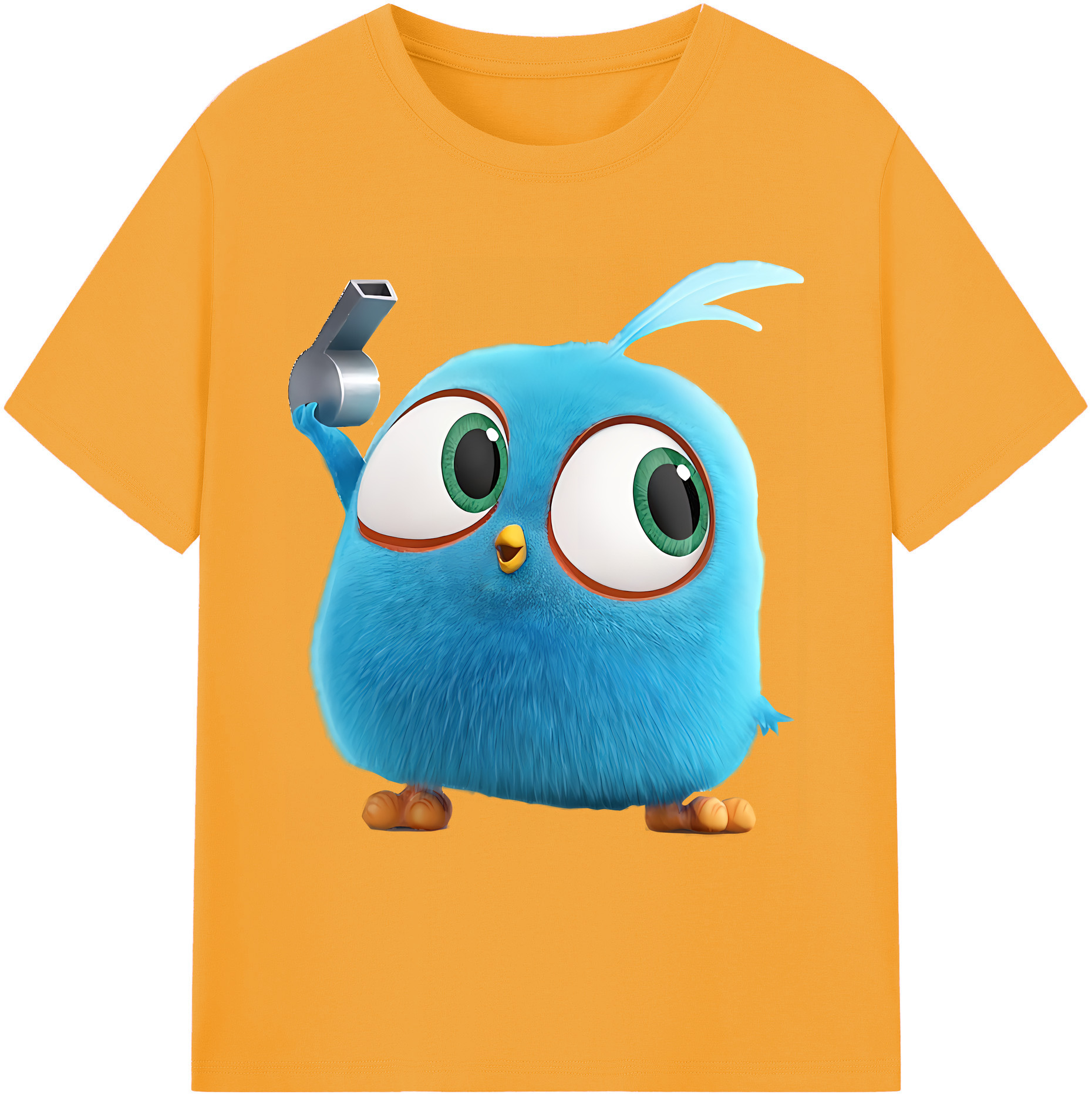 （画像用） Angry Birds アングリーバード 綿100％ メンズ半袖Tシャツ｜肌触りやわらか＆通気性
