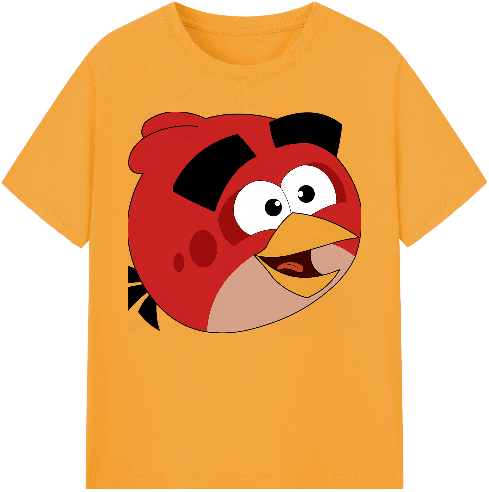 （画像用） Angry Birds アングリーバード 綿100％ メンズ半袖Tシャツ｜肌触りやわらか＆通気性