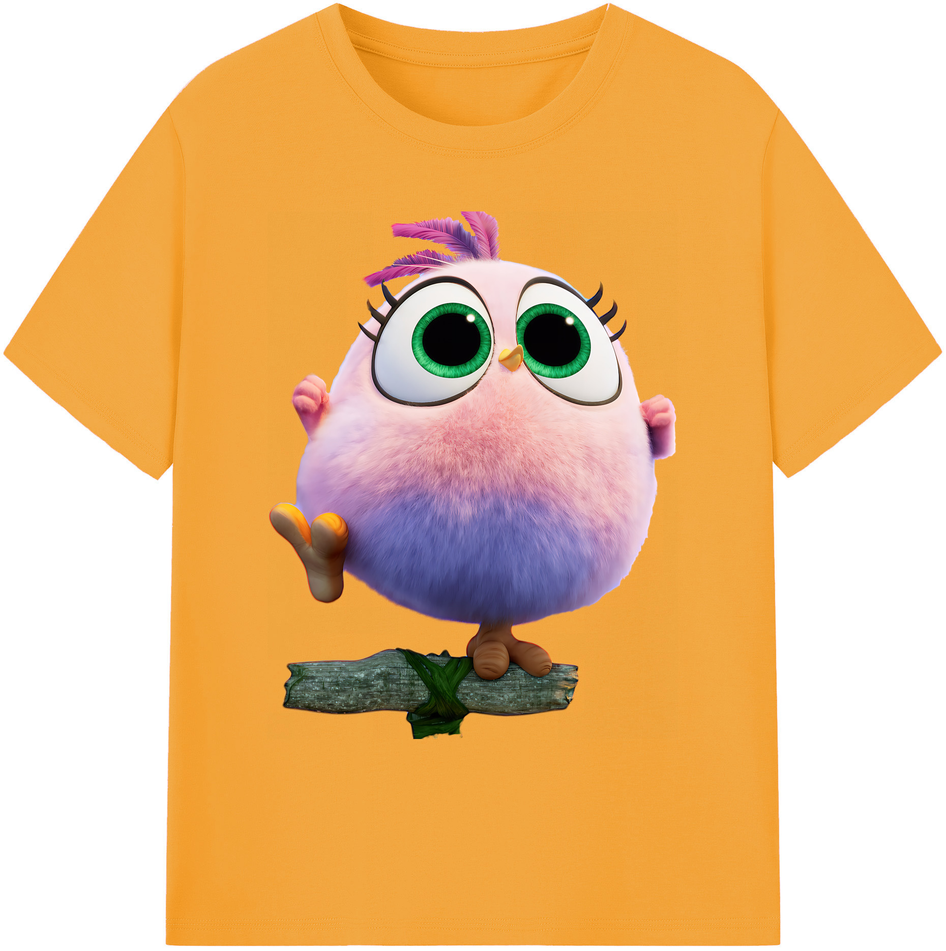 （画像用） Angry Birds アングリーバード 綿100％ メンズ半袖Tシャツ｜肌触りやわらか＆通気性