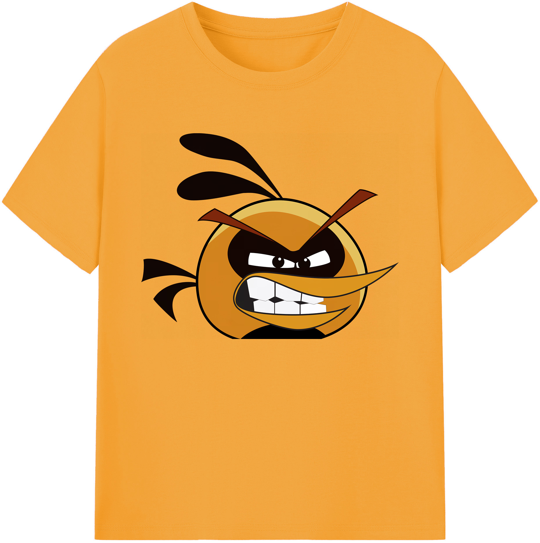 （画像用） Angry Birds アングリーバード 綿100％ メンズ半袖Tシャツ｜肌触りやわらか＆通気性