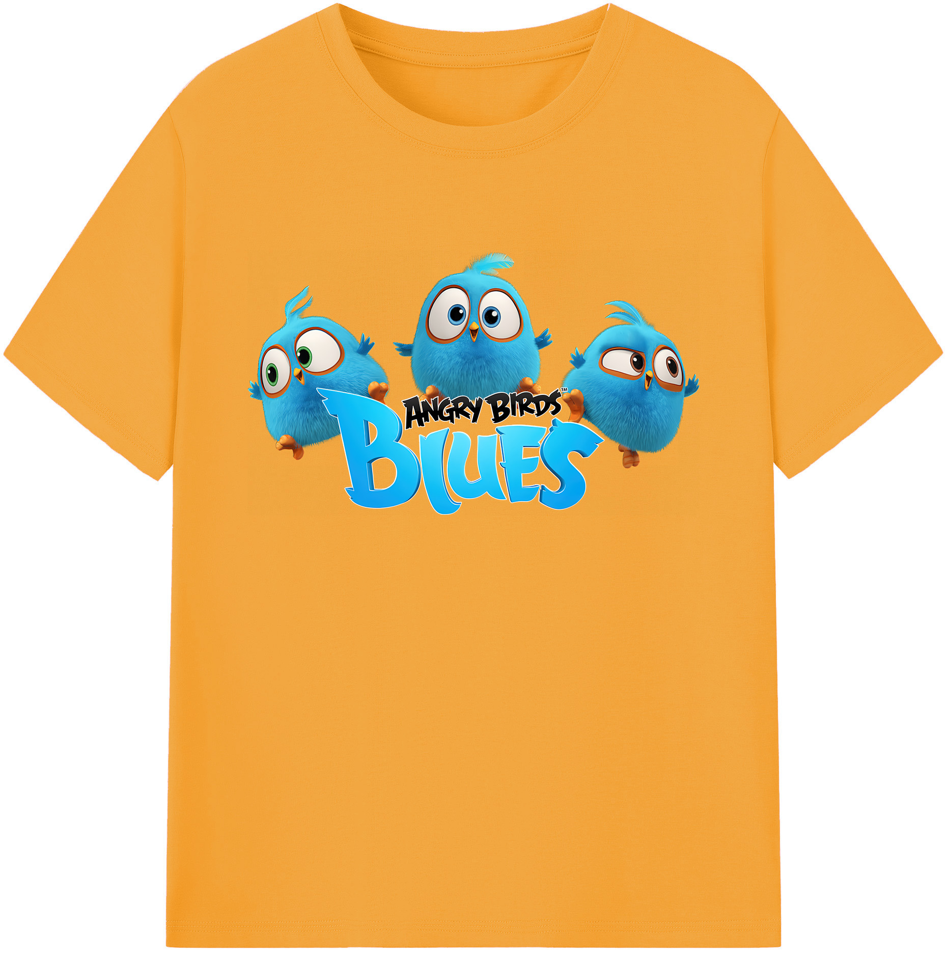（画像用） Angry Birds アングリーバード 綿100％ メンズ半袖Tシャツ｜肌触りやわらか＆通気性