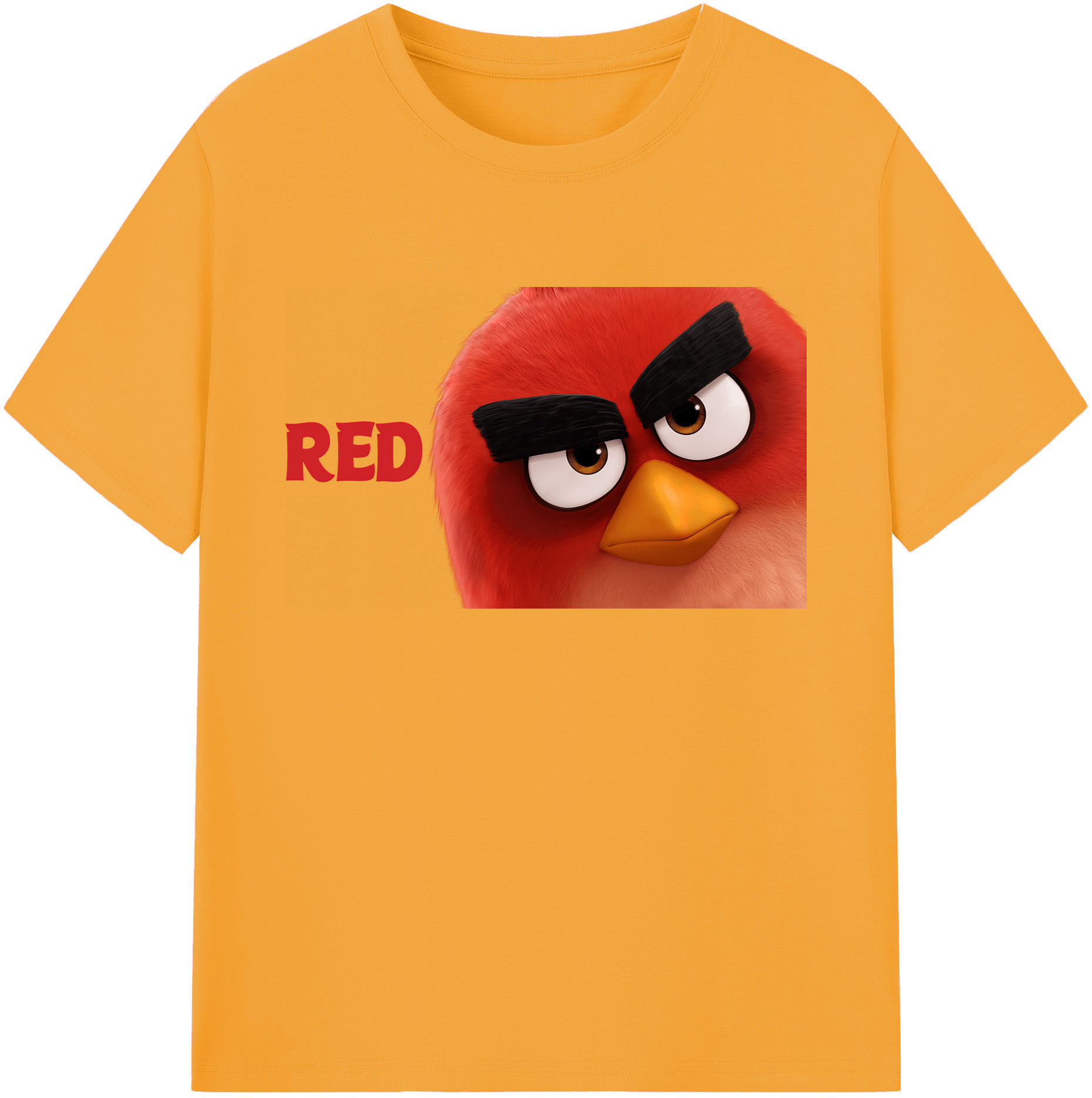 （画像用） Angry Birds アングリーバード 綿100％ メンズ半袖Tシャツ｜肌触りやわらか＆通気性