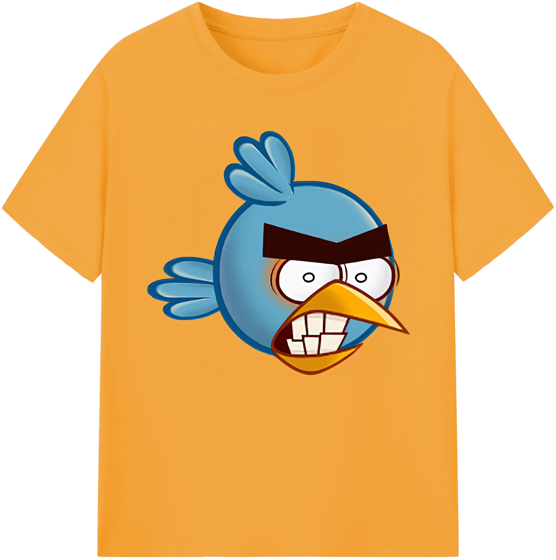 （画像用） Angry Birds アングリーバード 綿100％ メンズ半袖Tシャツ｜肌触りやわらか＆通気性
